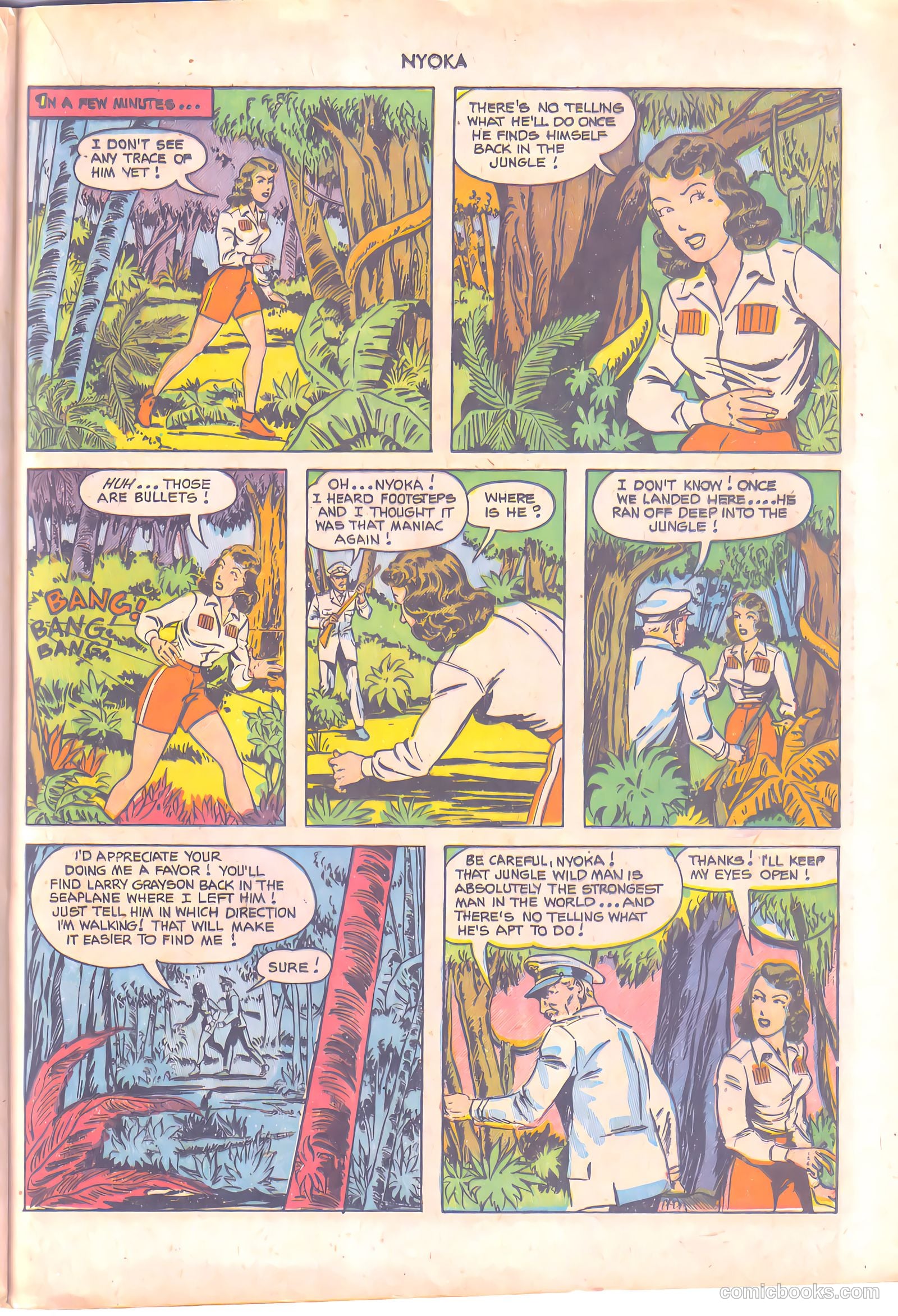 Nyoka the Jungle Girl #68 — page 22 of 37