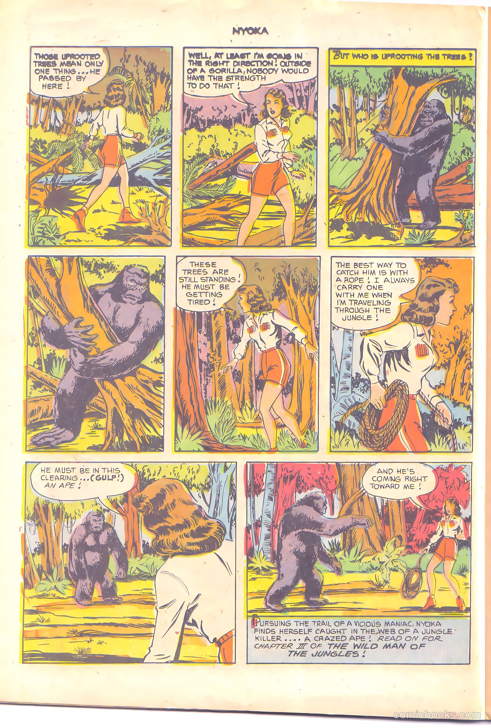 Nyoka the Jungle Girl #68 — page 23 of 37