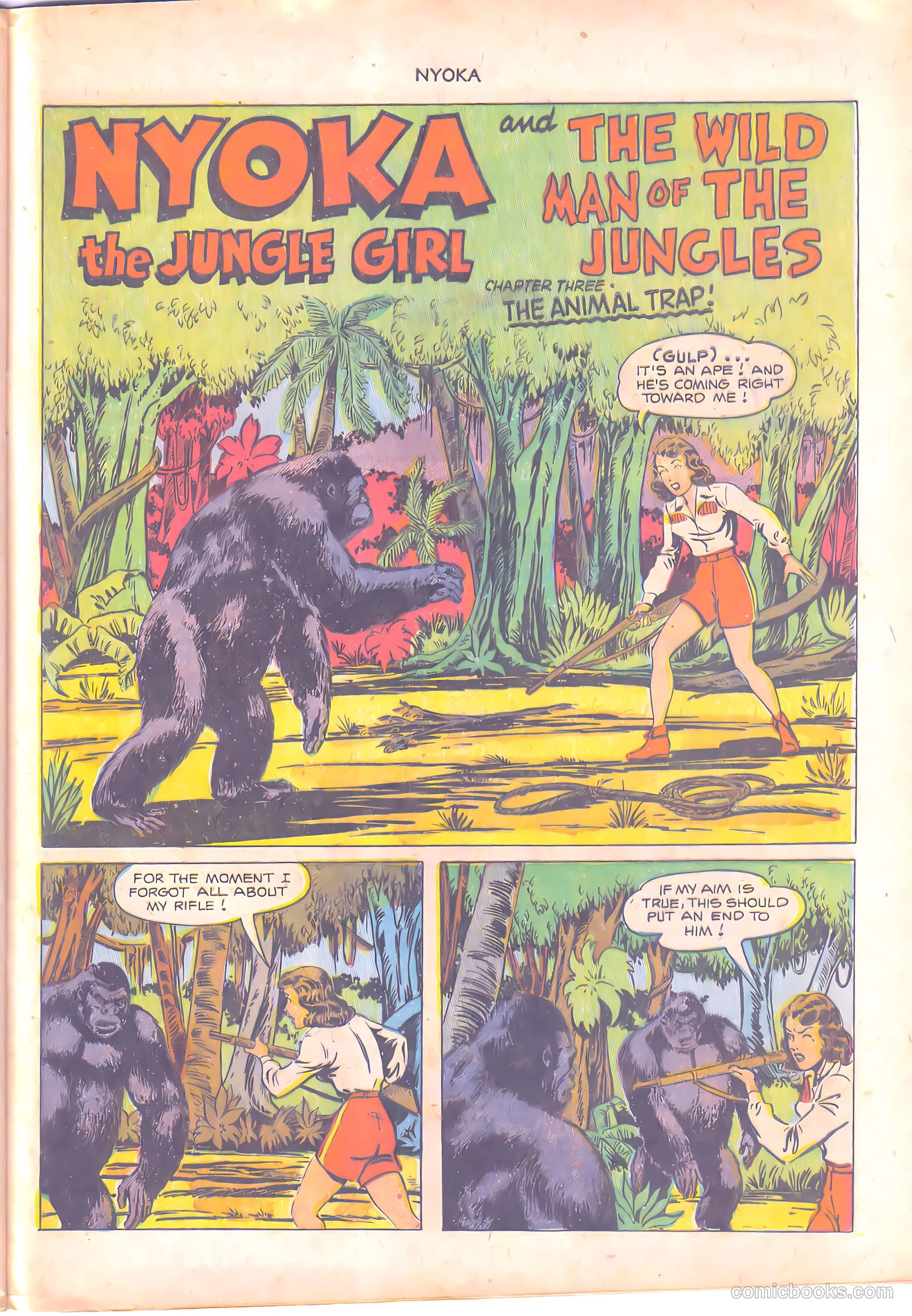 Nyoka the Jungle Girl #68 — page 30 of 37