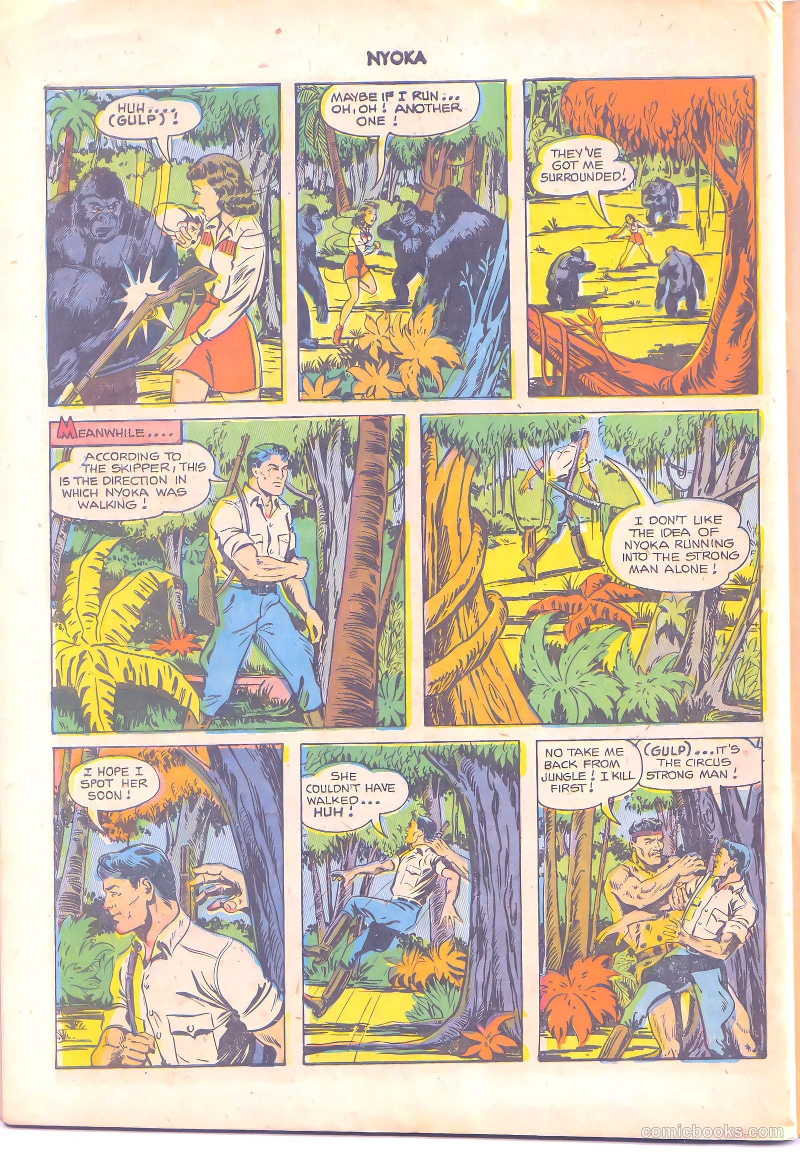 Nyoka the Jungle Girl #68 — page 31 of 37