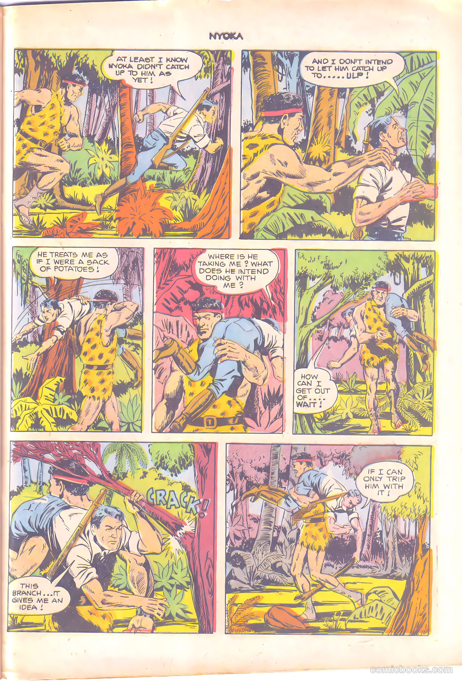 Nyoka the Jungle Girl #68 — page 32 of 37
