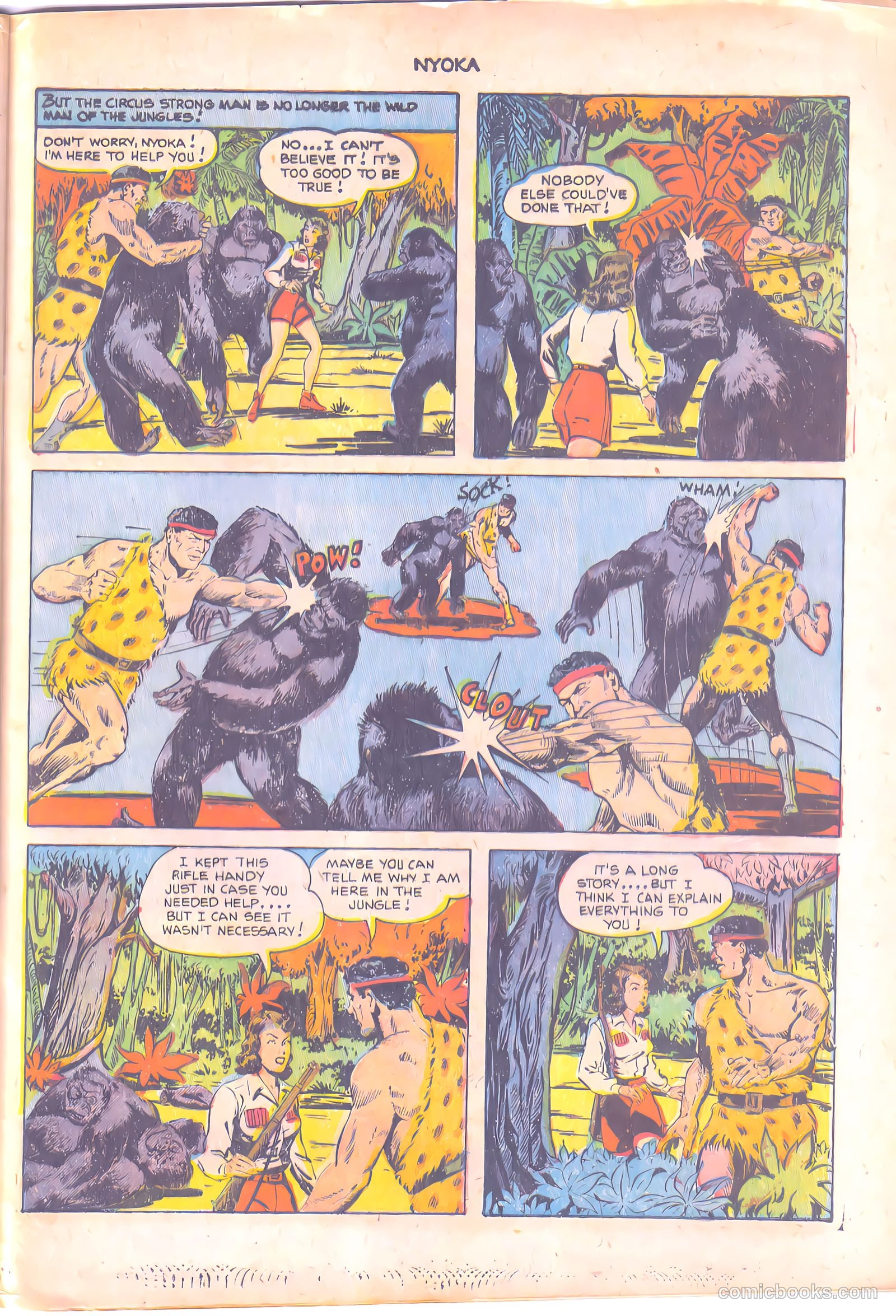 Nyoka the Jungle Girl #68 — page 34 of 37