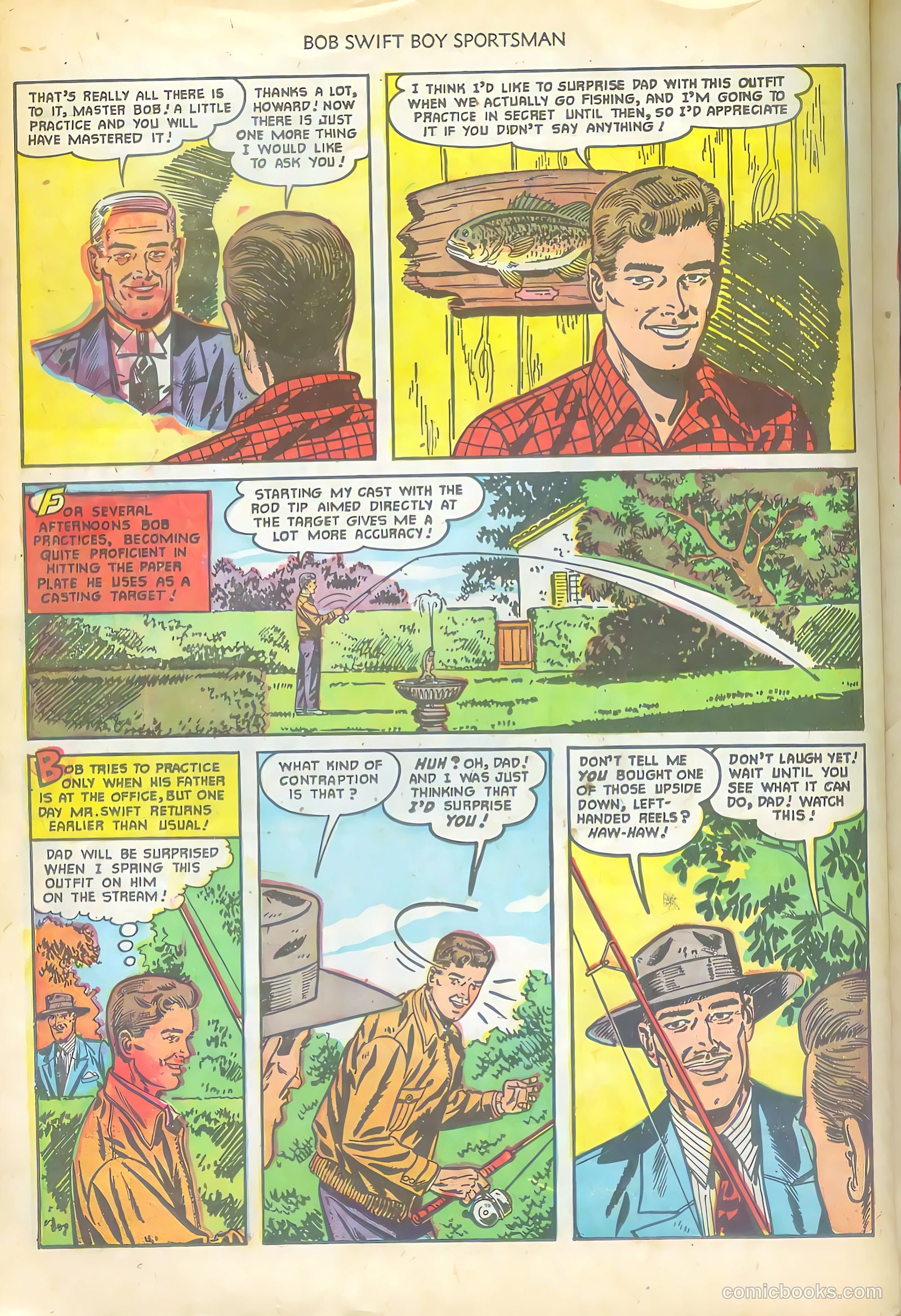 Bob Swift, Boy Sportsman #4 — page 22 of 36