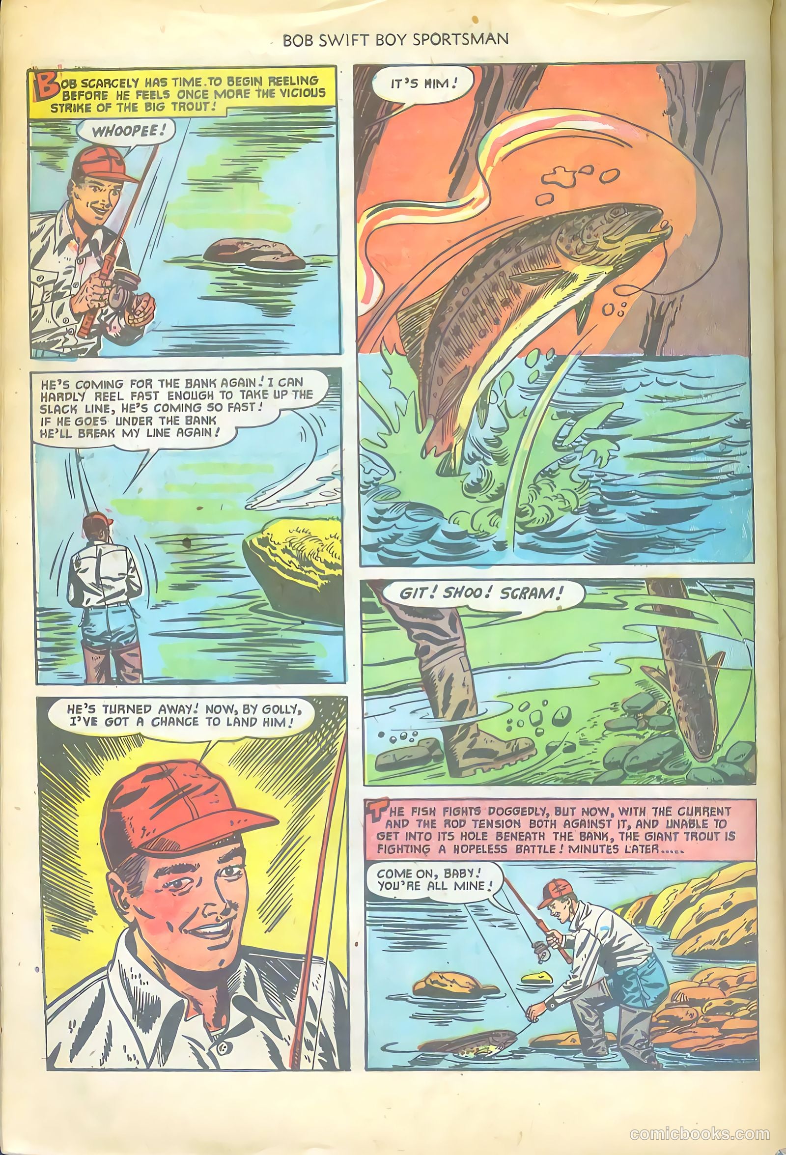 Bob Swift, Boy Sportsman #4 — page 32 of 36