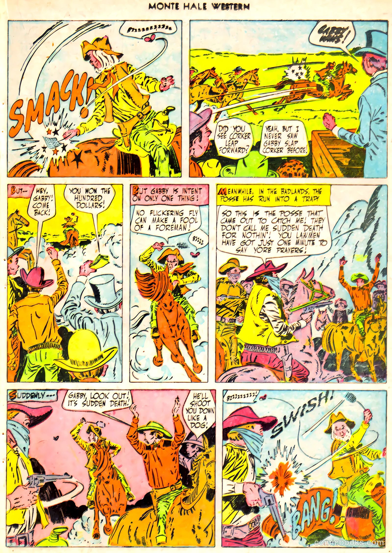 Monte Hale Western #61 — page 21 of 36