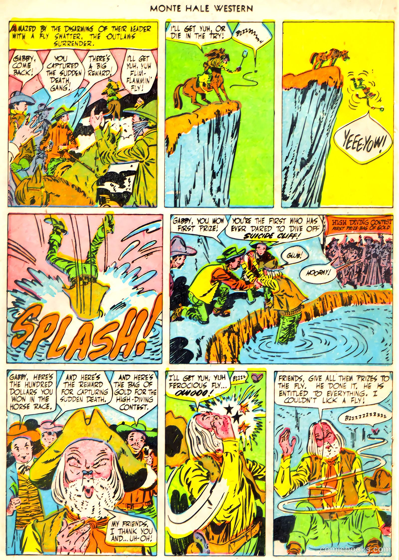 Monte Hale Western #61 — page 22 of 36