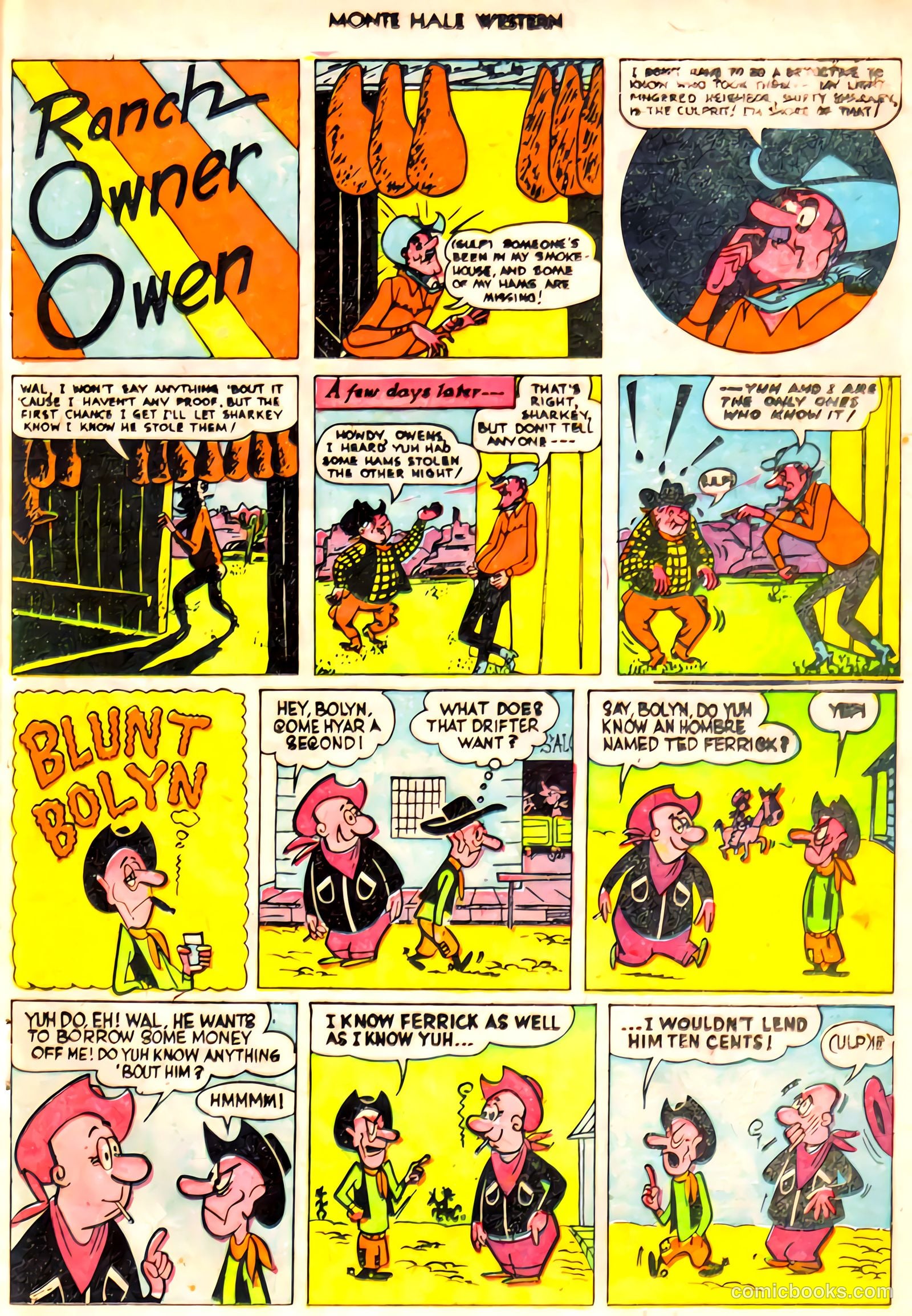 Monte Hale Western #61 — page 25 of 36