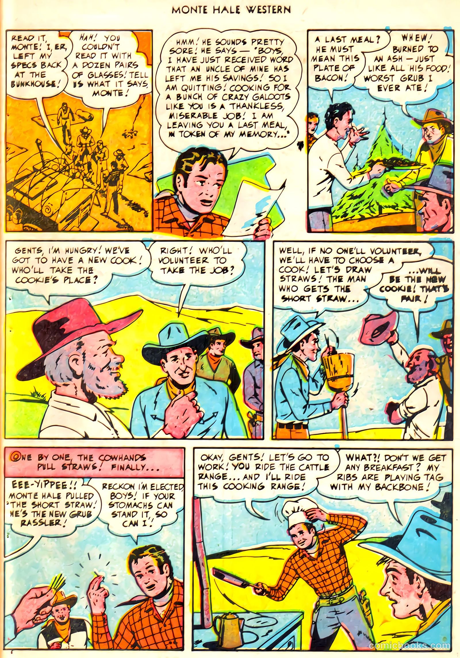 Monte Hale Western #61 — page 27 of 36