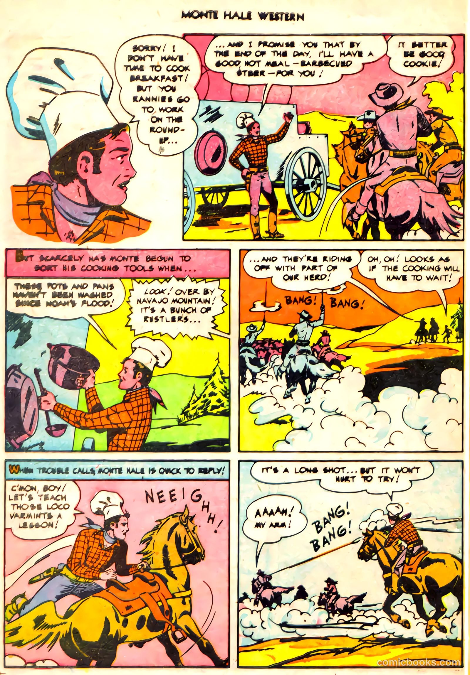Monte Hale Western #61 — page 28 of 36