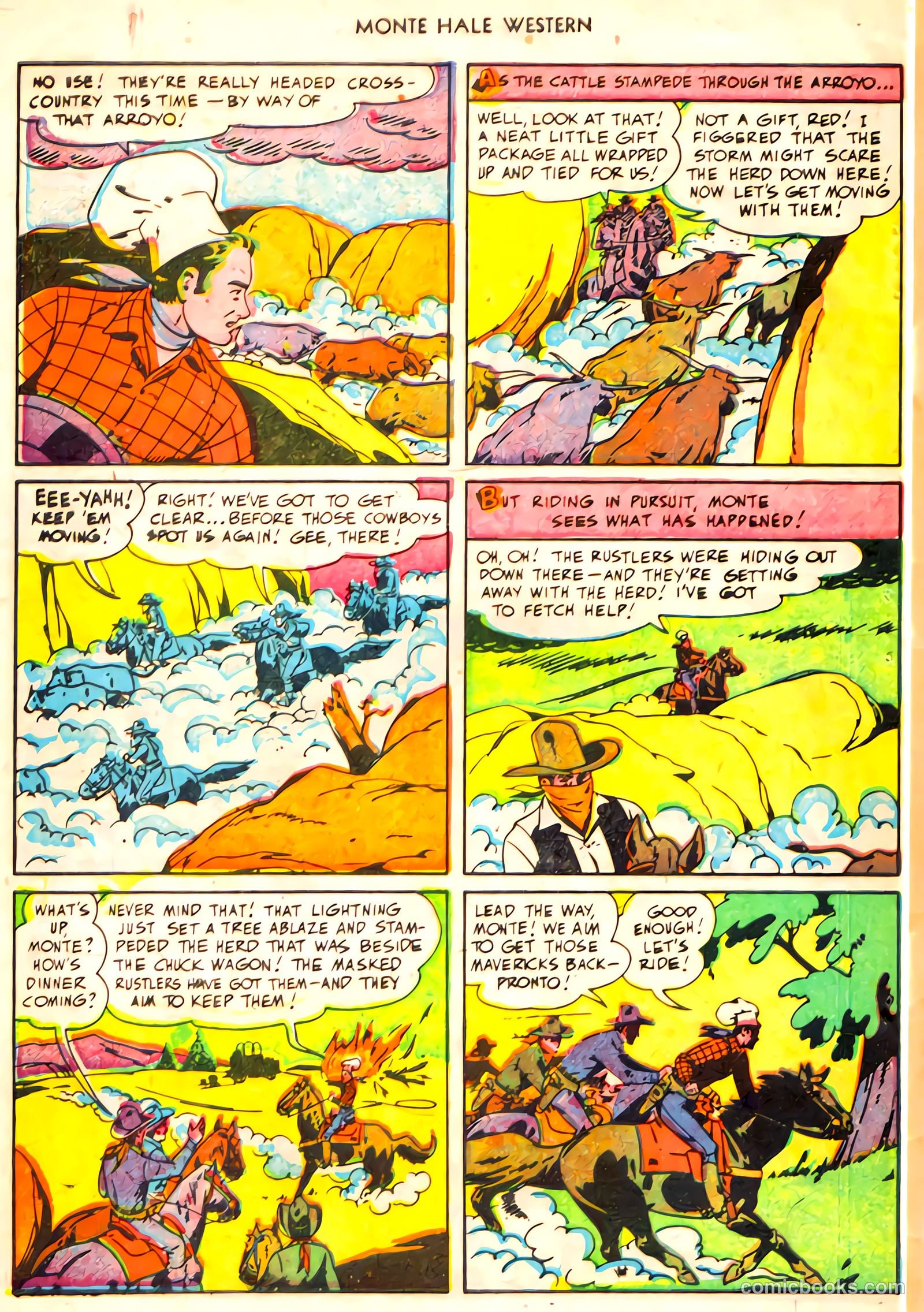 Monte Hale Western #61 — page 30 of 36