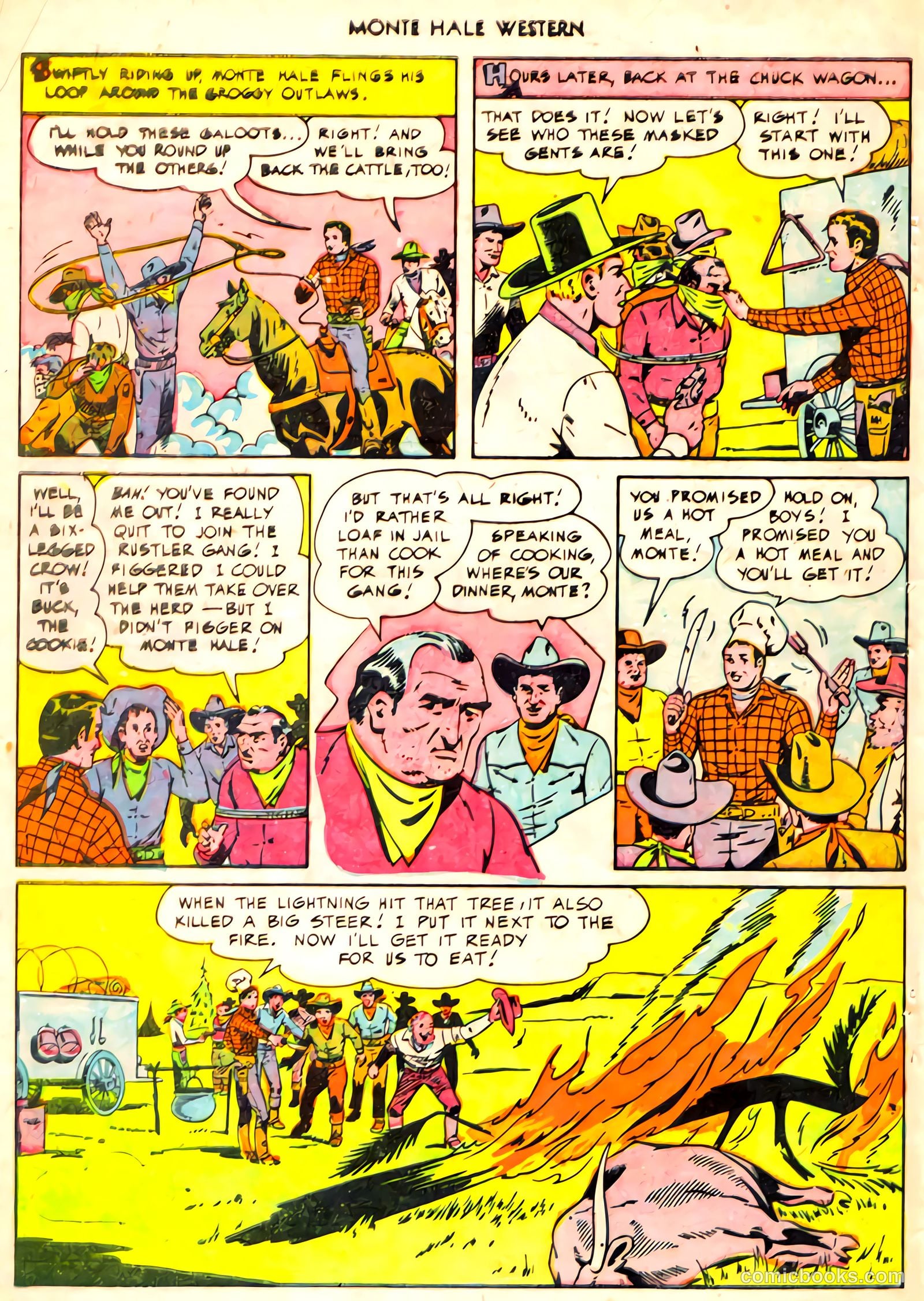 Monte Hale Western #61 — page 32 of 36