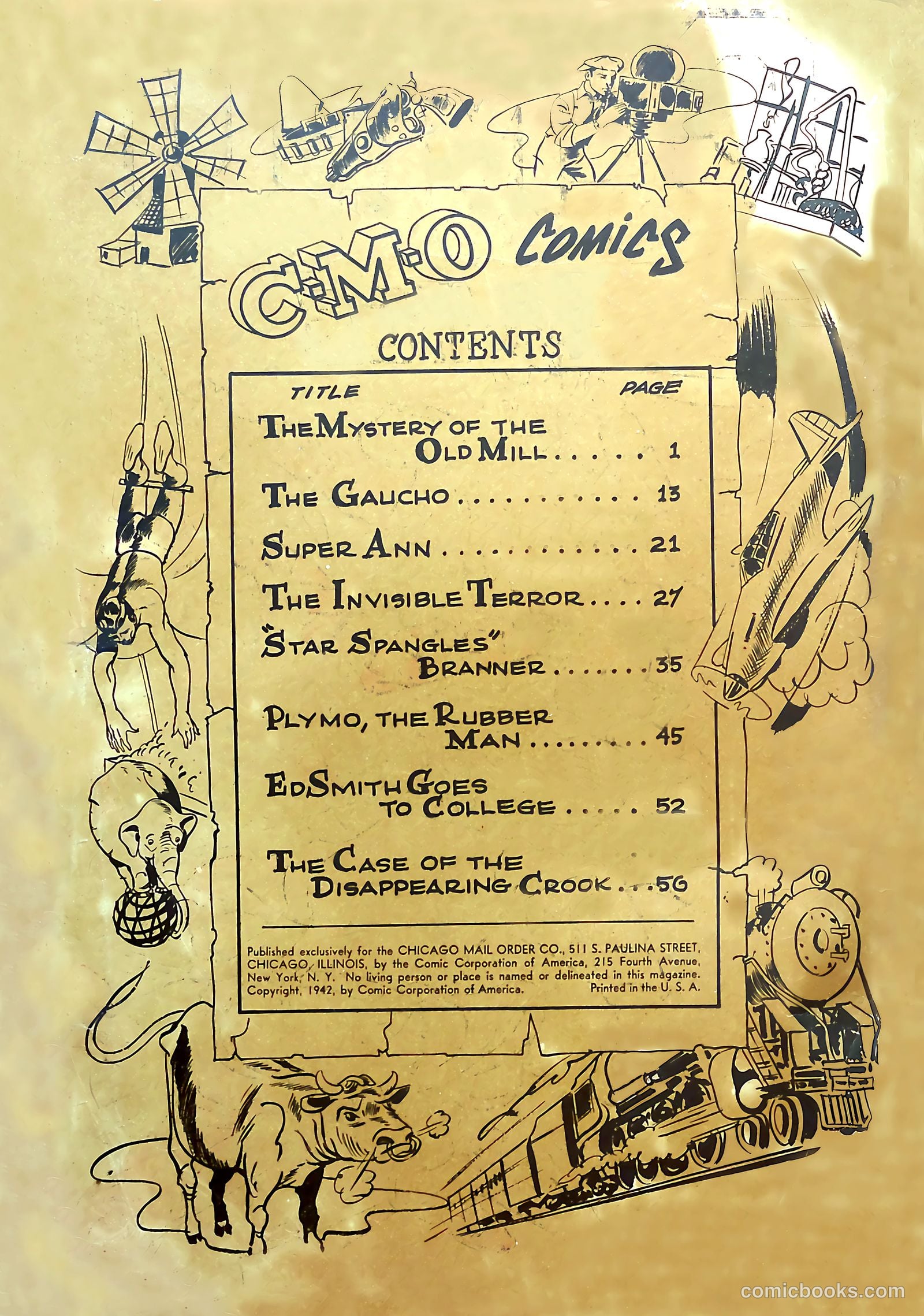 C-M-O Comics #1 — page 2 of 68