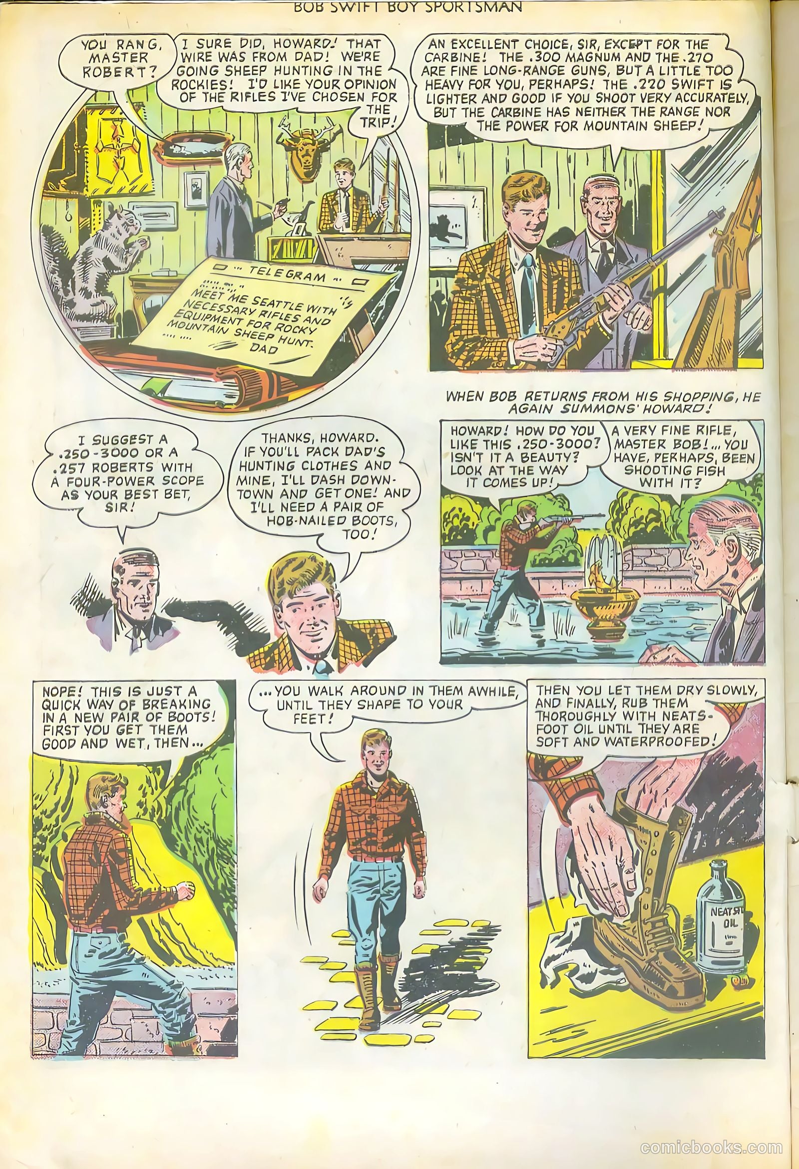 Bob Swift, Boy Sportsman #1 — page 4 of 36