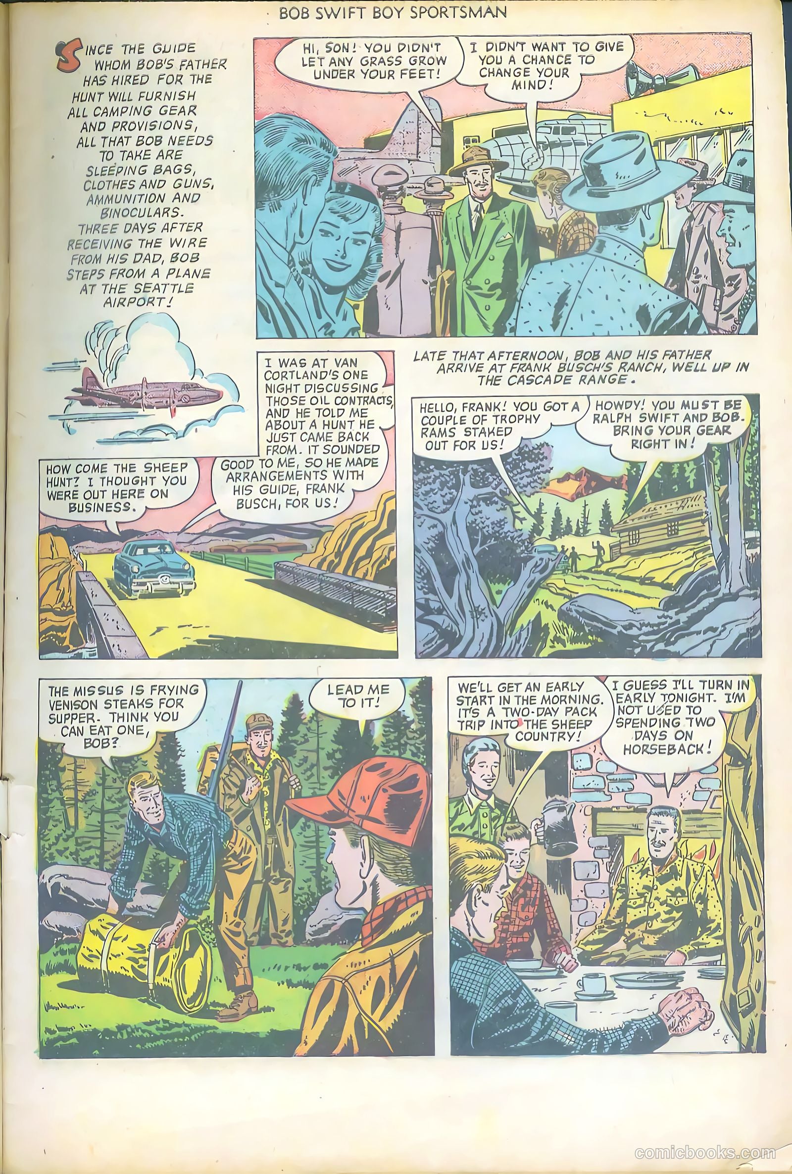 Bob Swift, Boy Sportsman #1 — page 5 of 36