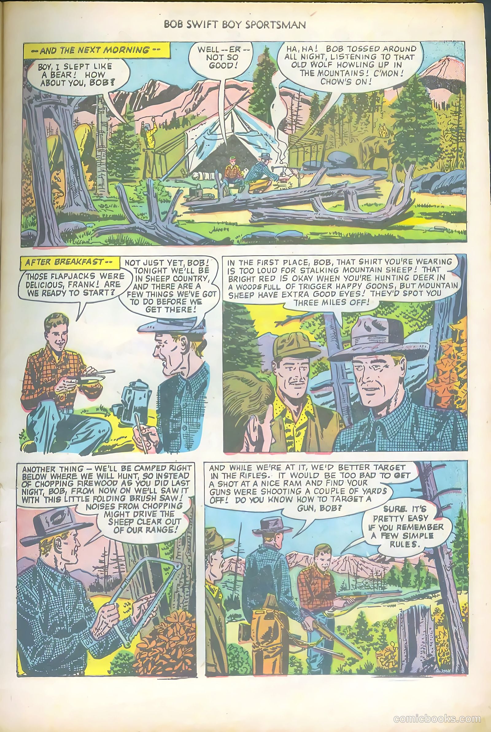 Bob Swift, Boy Sportsman #1 — page 7 of 36