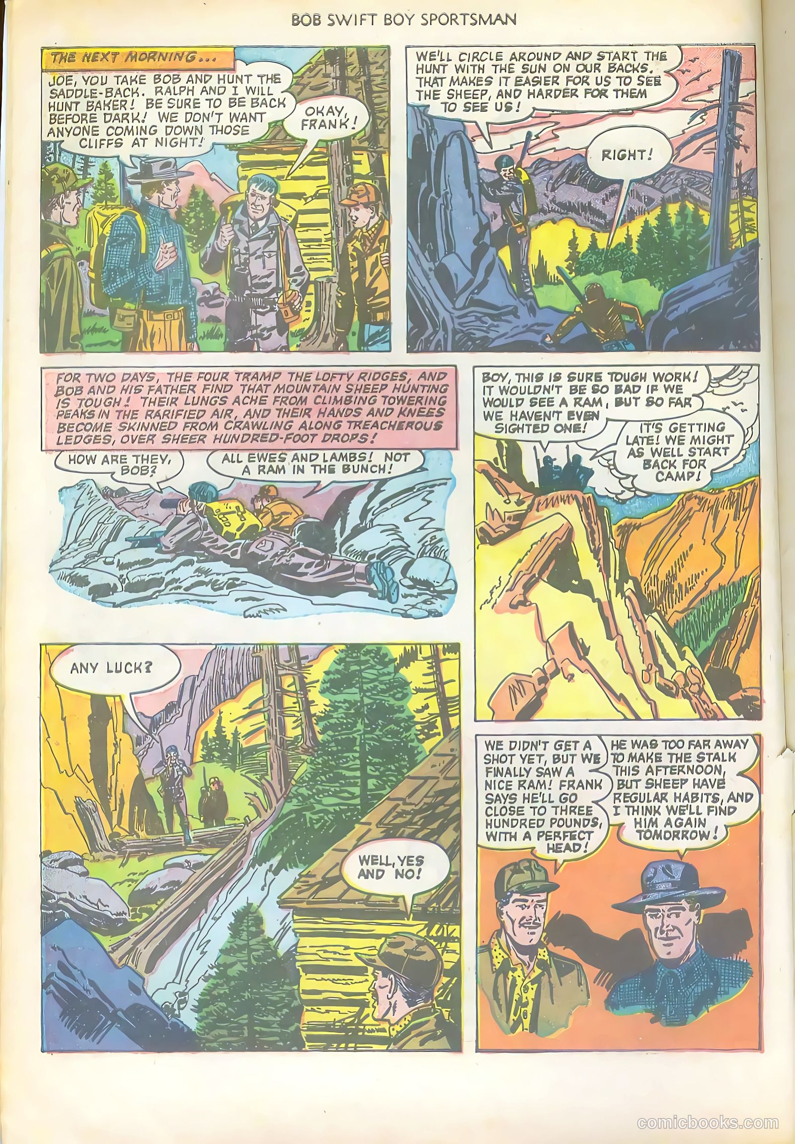 Bob Swift, Boy Sportsman #1 — page 10 of 36