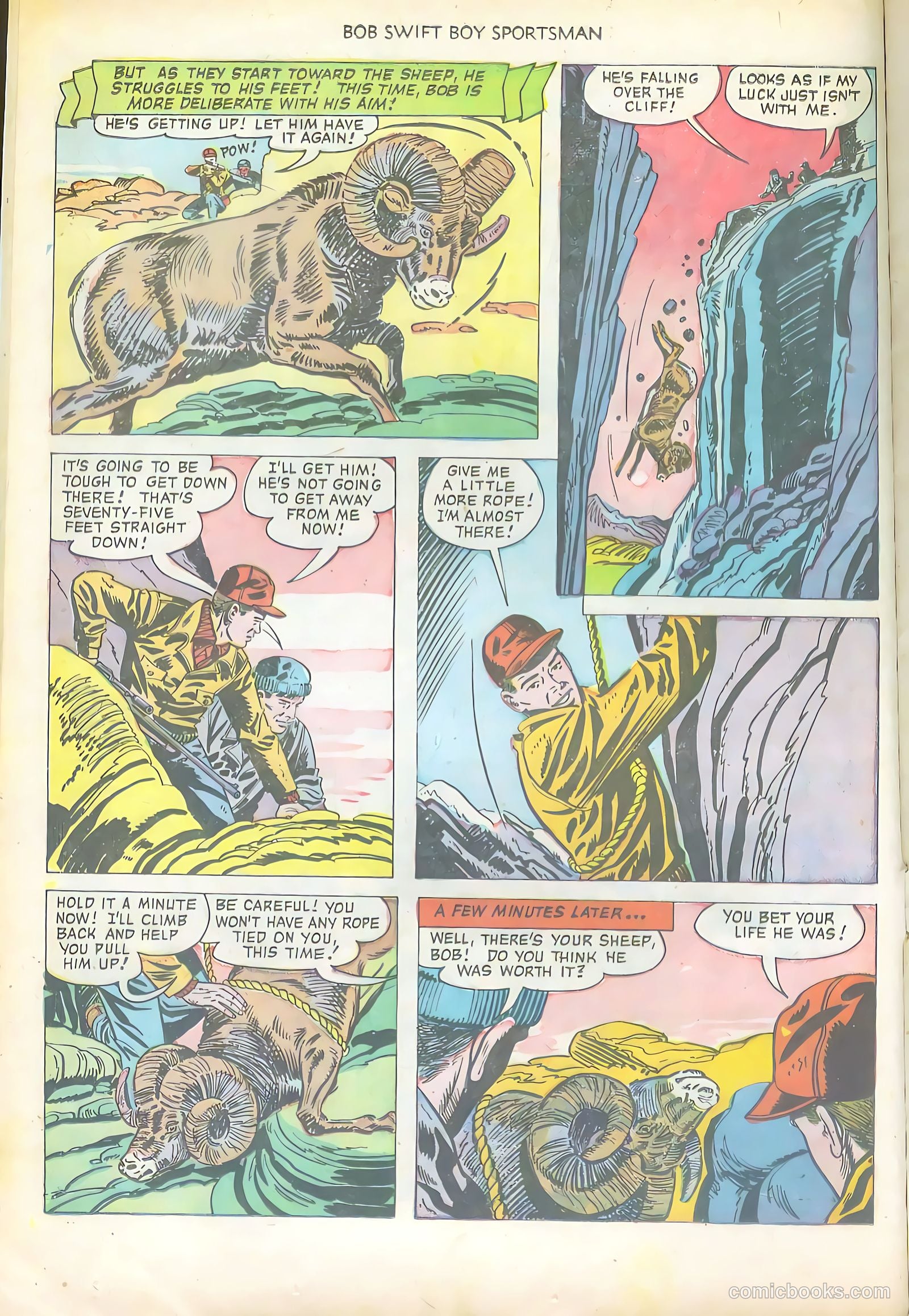Bob Swift, Boy Sportsman #1 — page 16 of 36