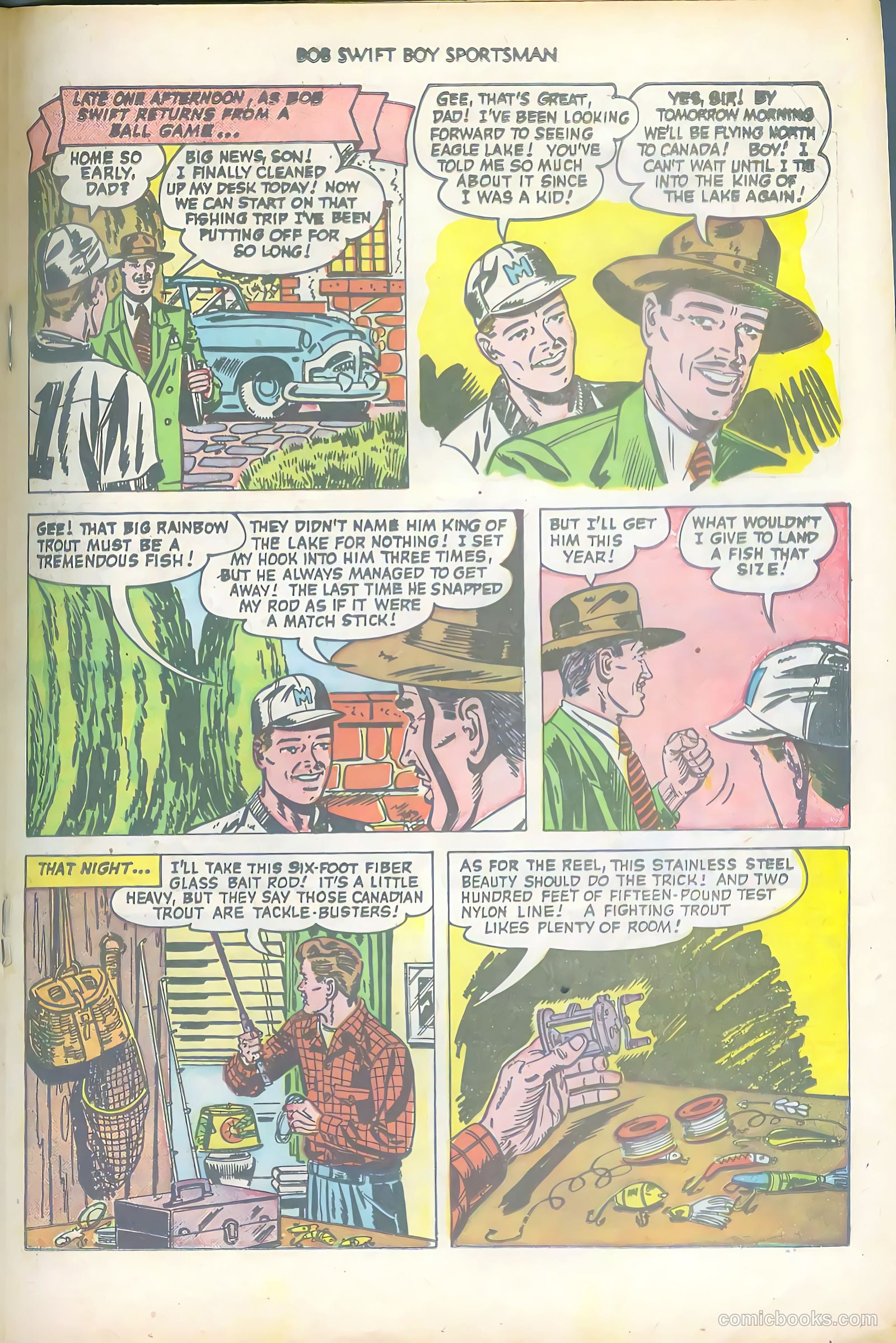 Bob Swift, Boy Sportsman #1 — page 19 of 36
