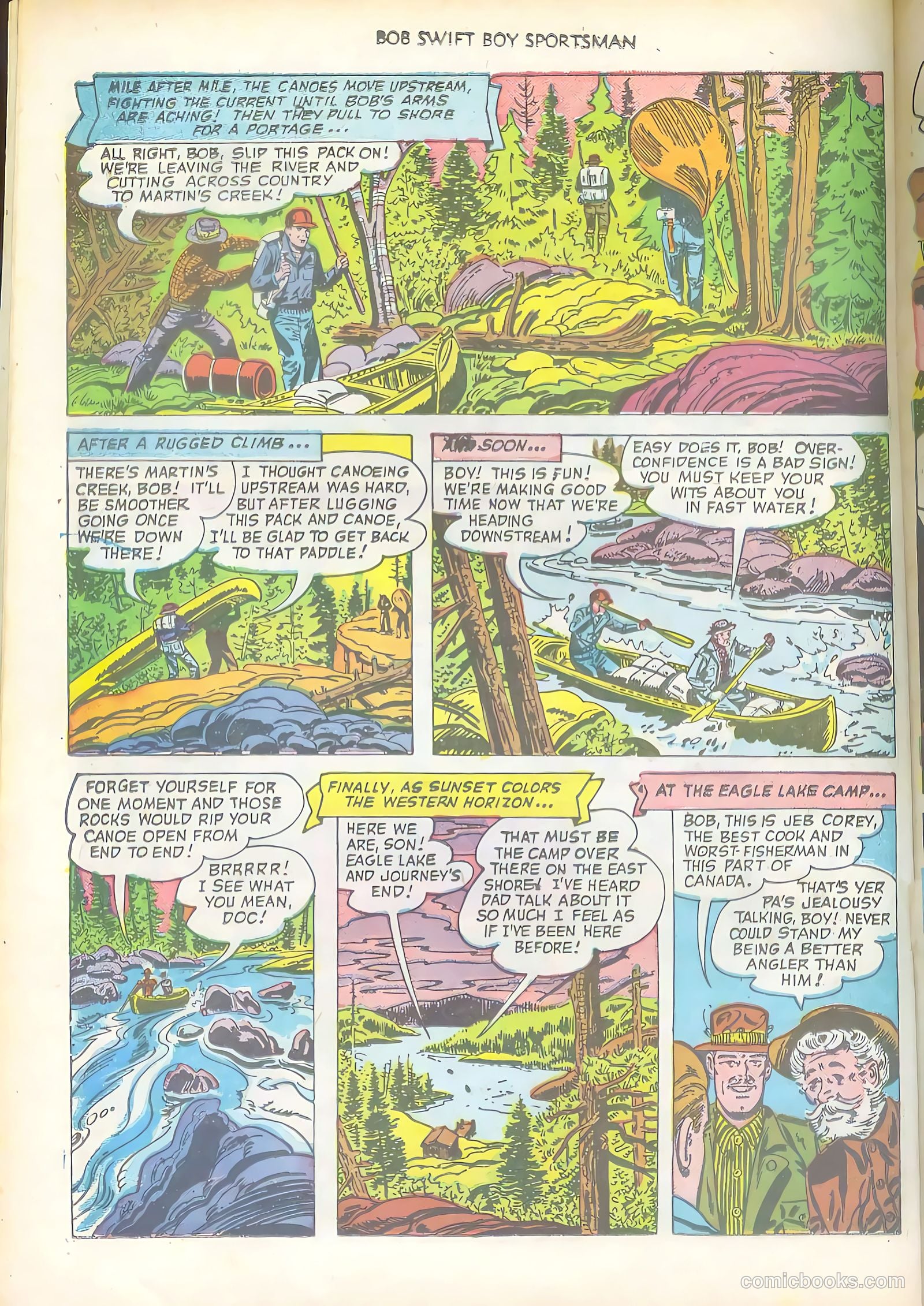 Bob Swift, Boy Sportsman #1 — page 22 of 36