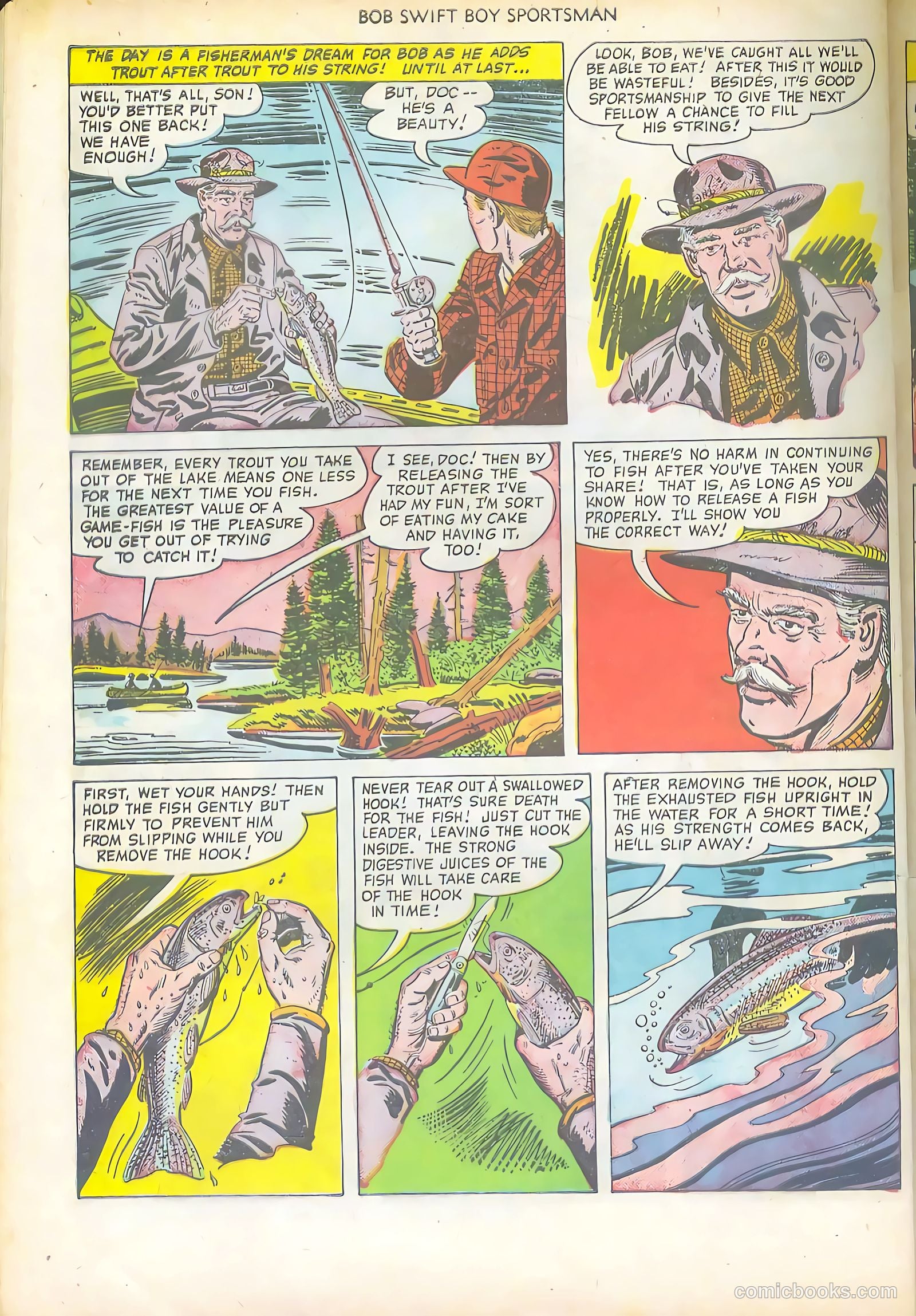 Bob Swift, Boy Sportsman #1 — page 32 of 36