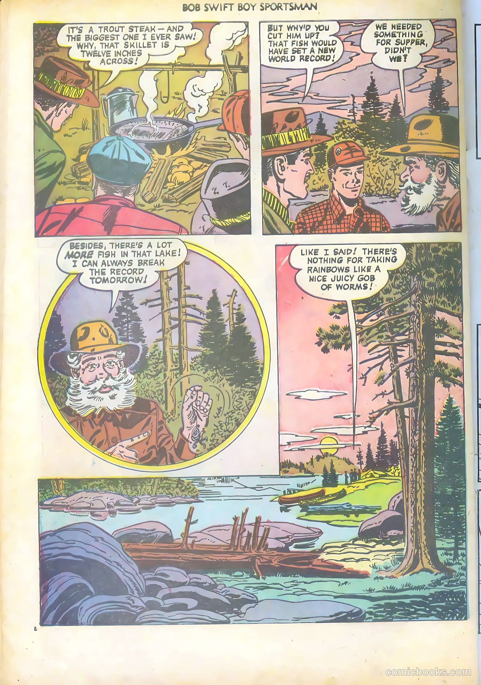 Bob Swift, Boy Sportsman #1 — page 34 of 36