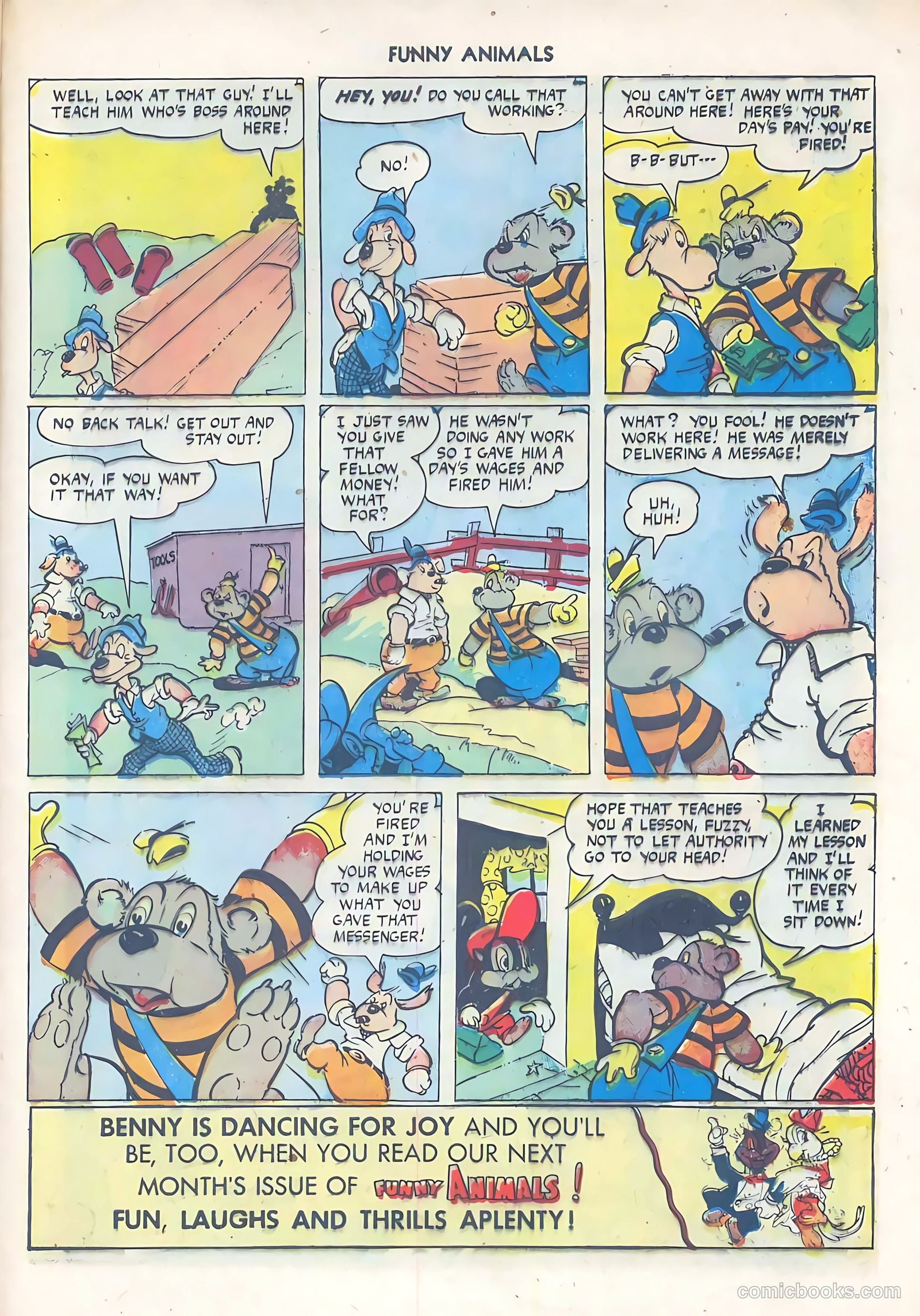 Fawcett's Funny Animals #38 — page 41 of 52