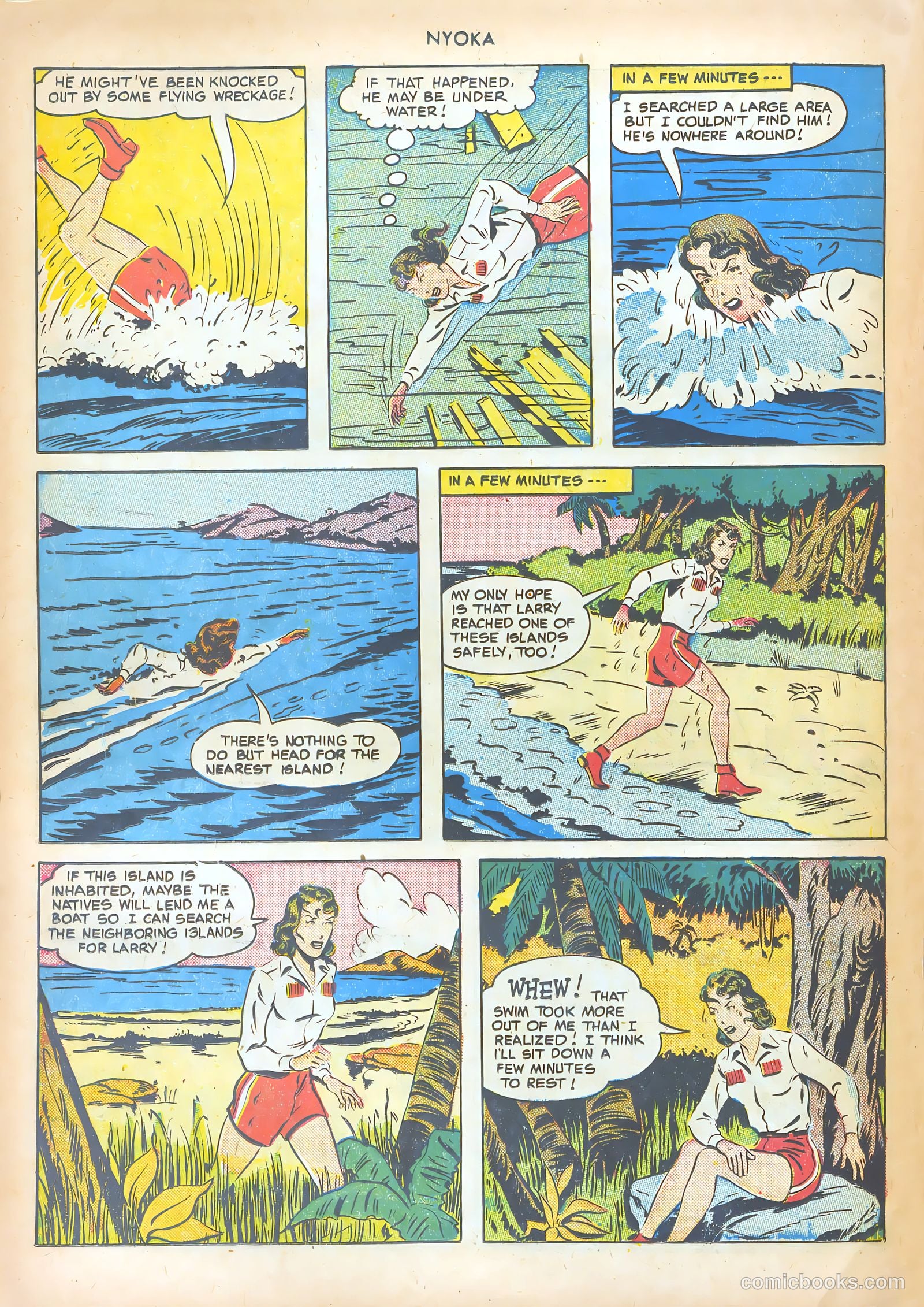 Nyoka the Jungle Girl #47 — page 37 of 62