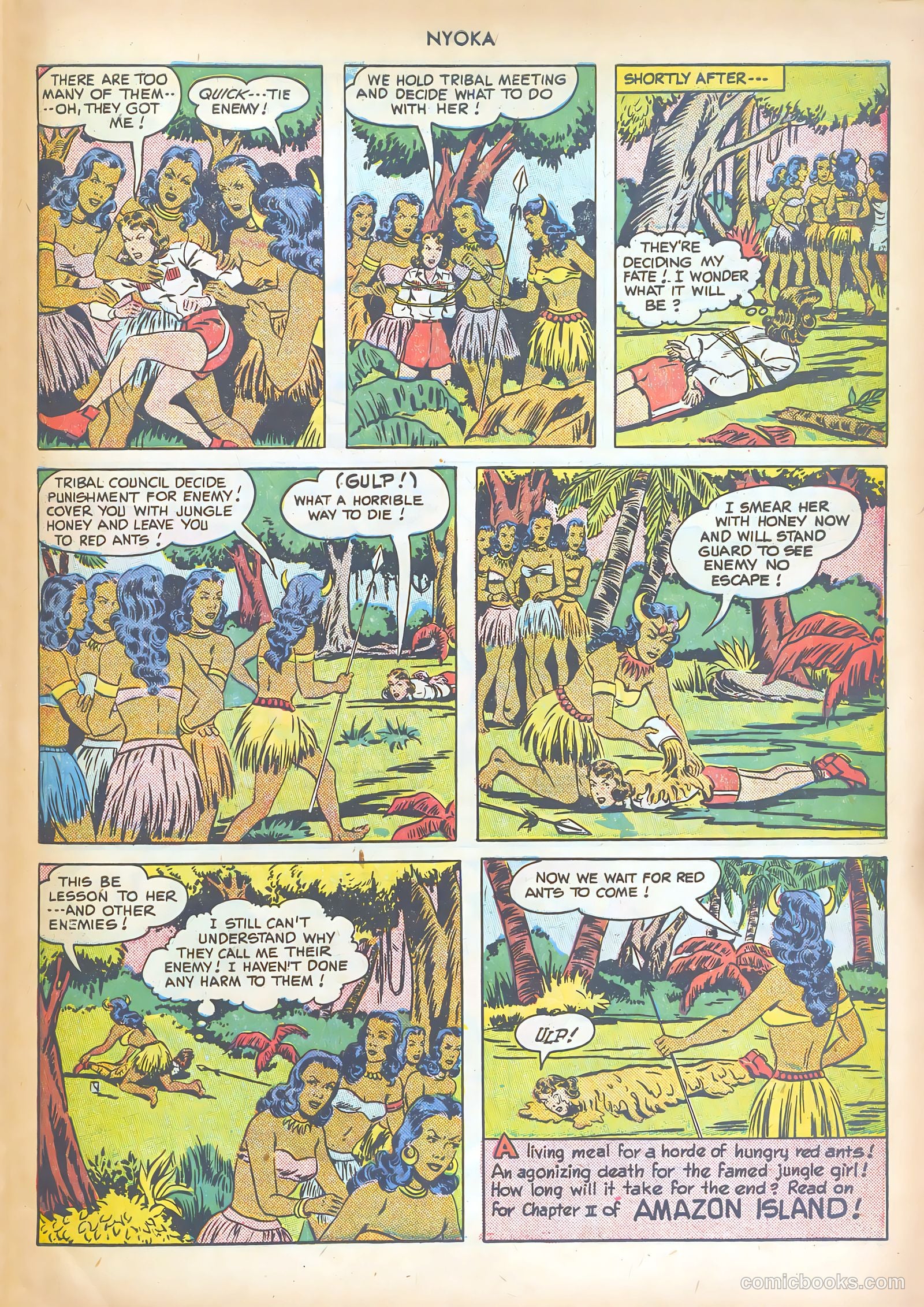 Nyoka the Jungle Girl #47 — page 40 of 62
