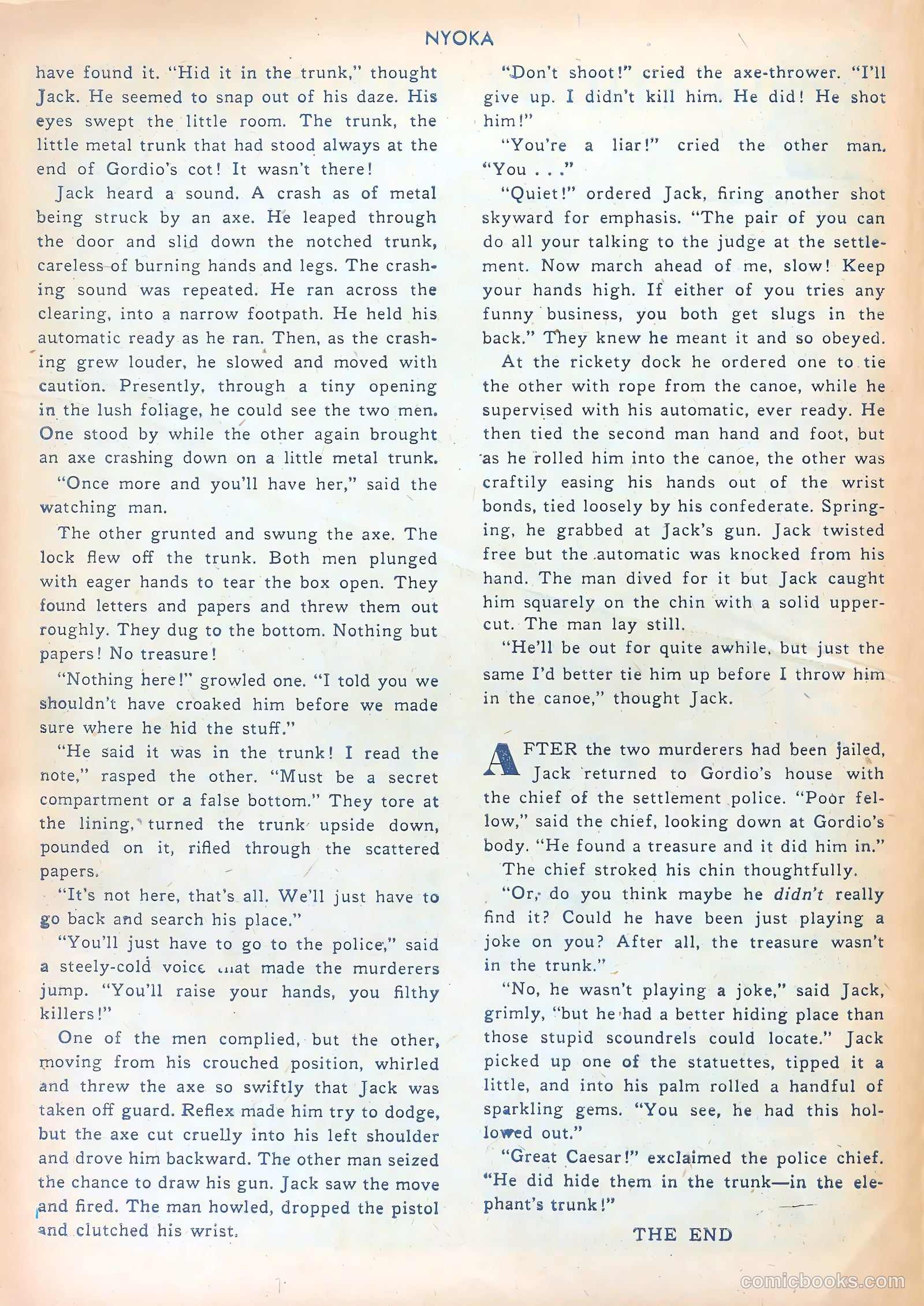 Nyoka the Jungle Girl #47 — page 43 of 62