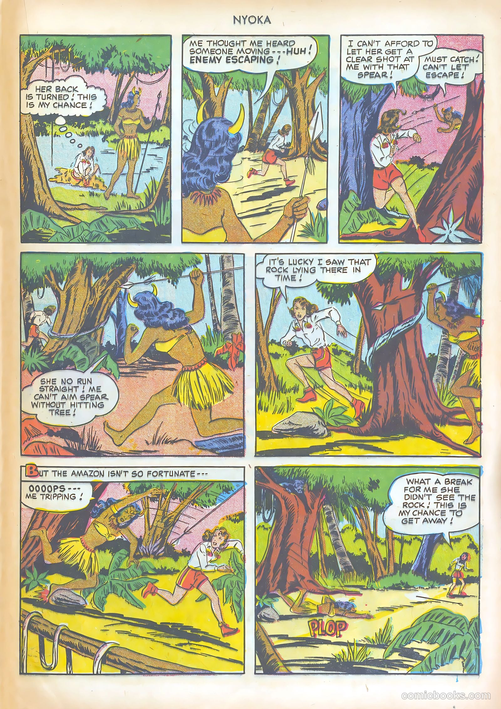 Nyoka the Jungle Girl #47 — page 47 of 62
