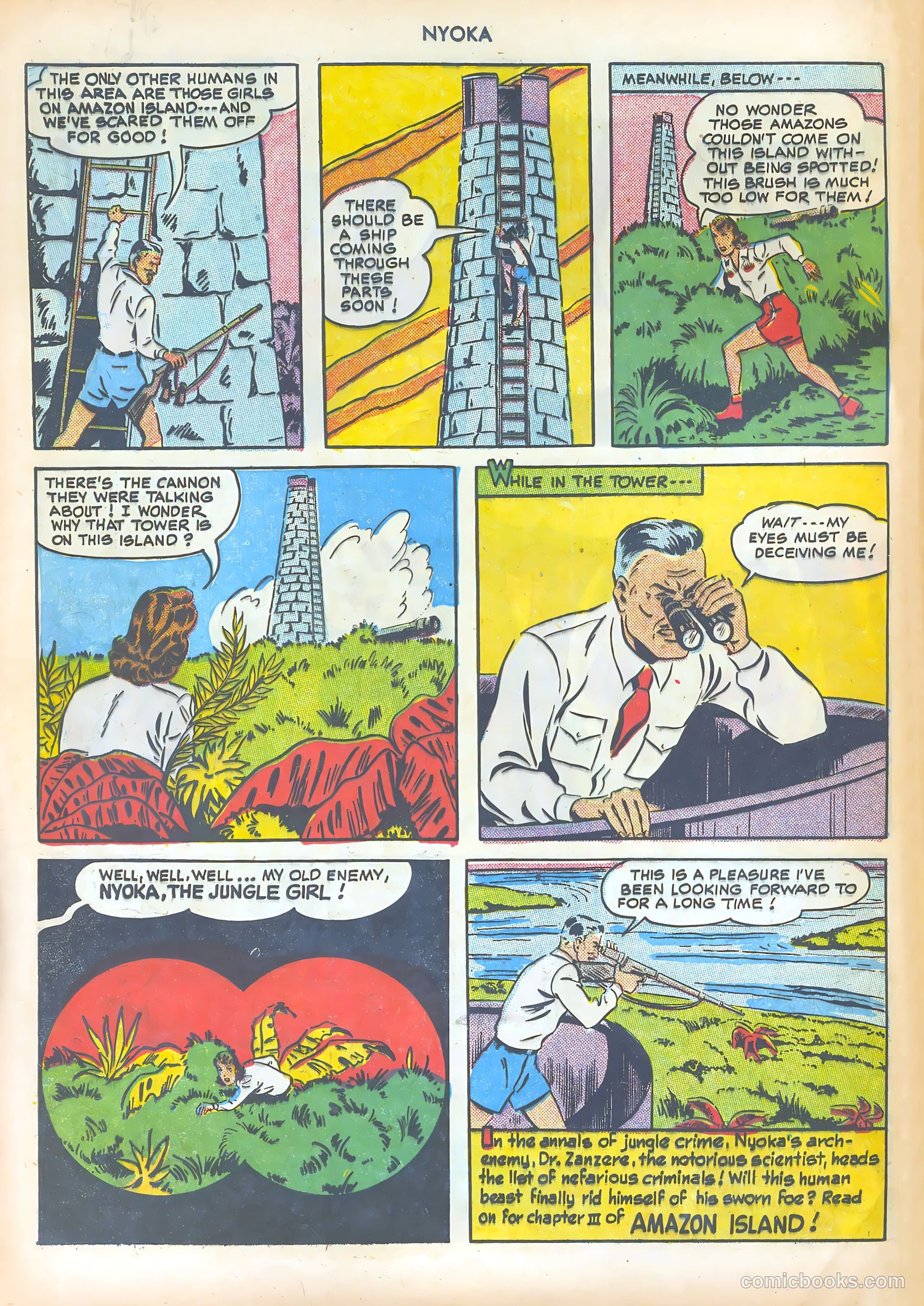 Nyoka the Jungle Girl #47 — page 50 of 62