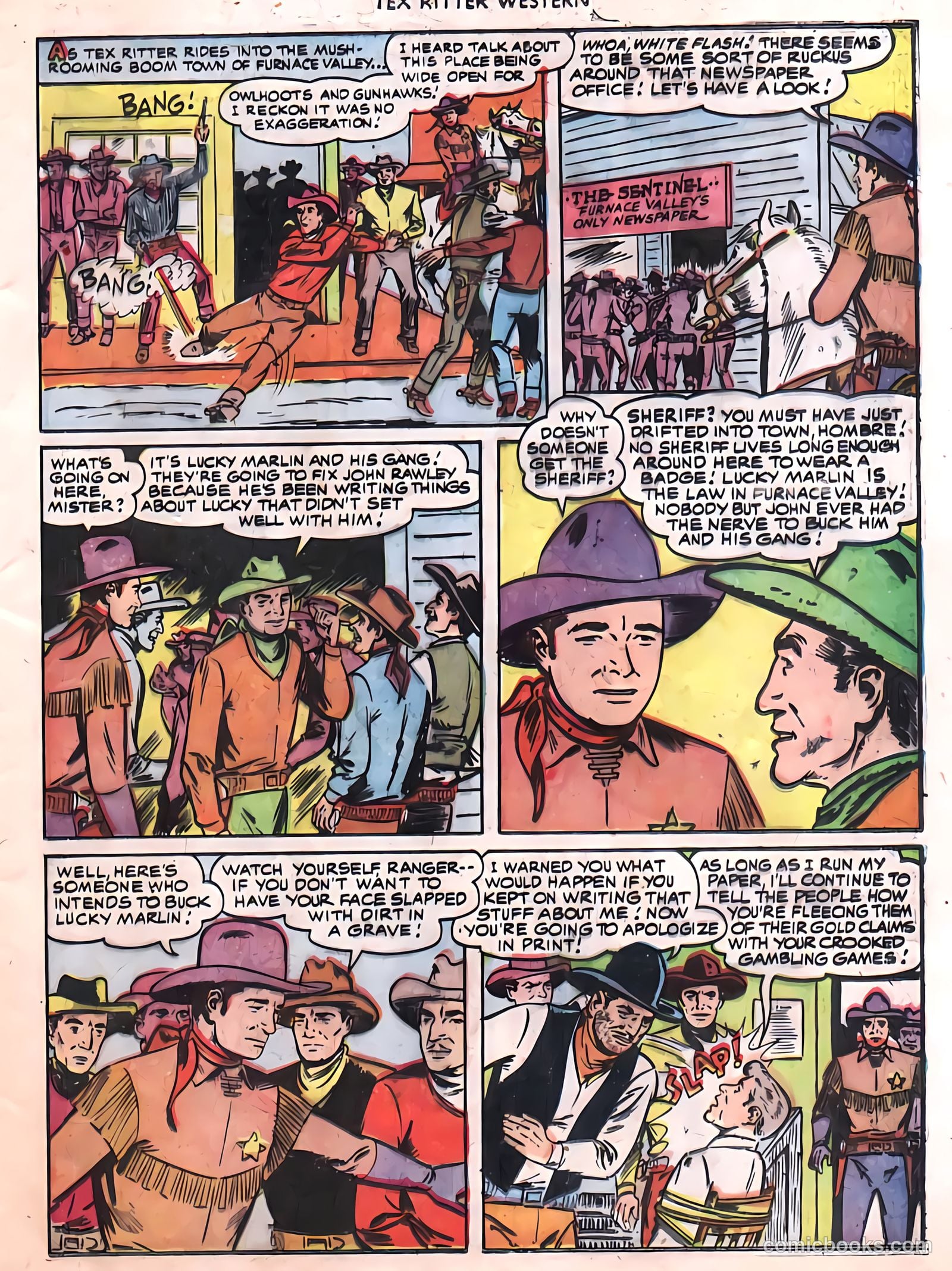 Tex Ritter Western #8 — page 2 of 31