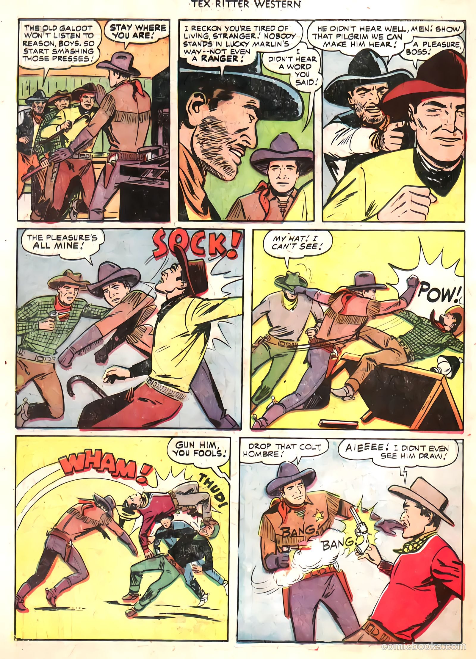Tex Ritter Western #8 — page 3 of 31