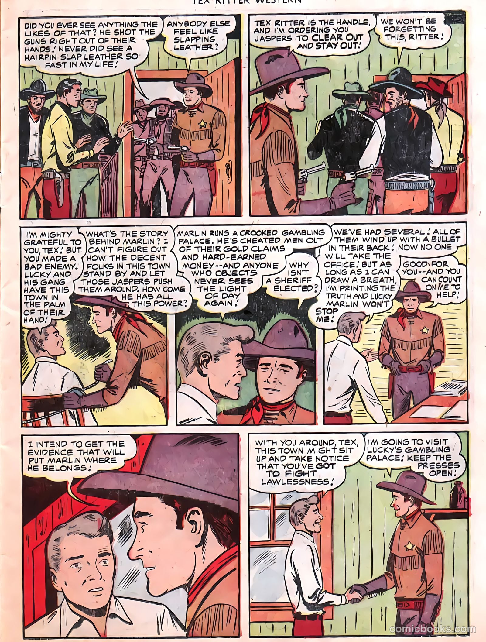 Tex Ritter Western #8 — page 4 of 31