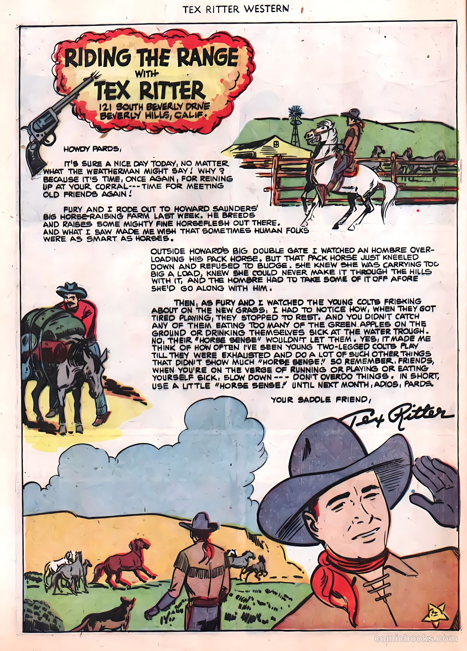 Tex Ritter Western #8 — page 9 of 31
