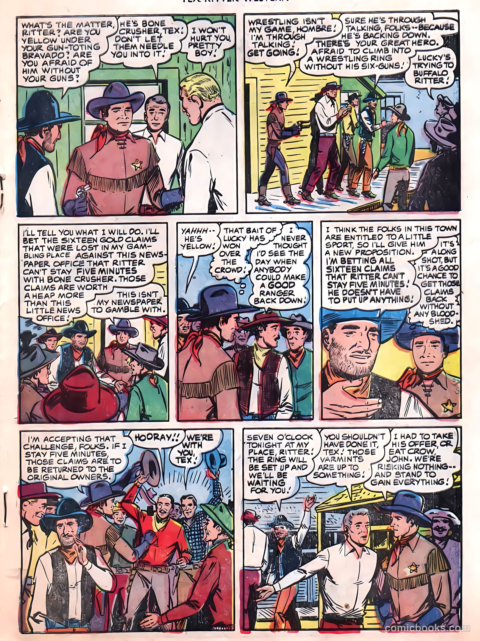 Tex Ritter Western #8 — page 16 of 31