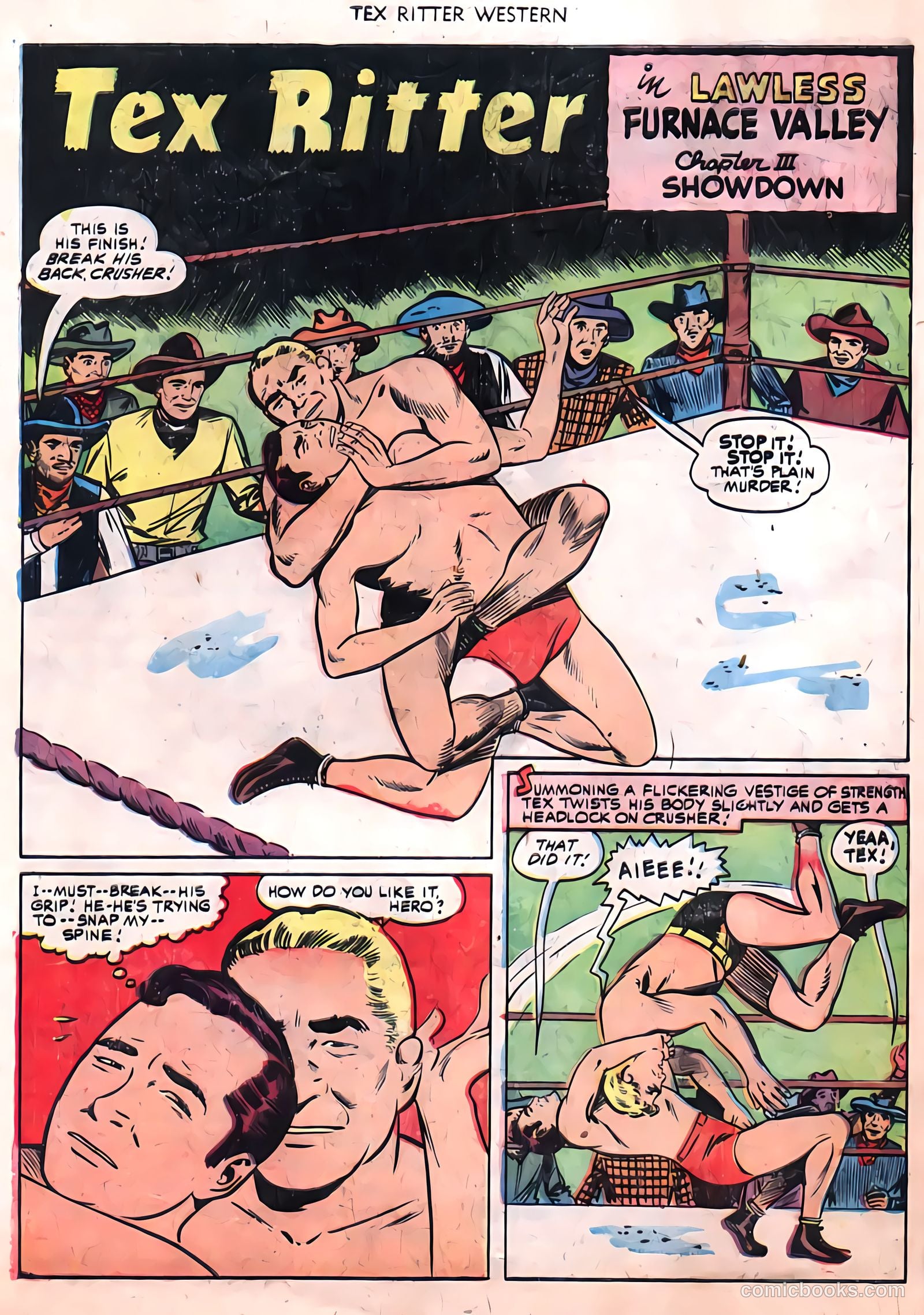 Tex Ritter Western #8 — page 23 of 31
