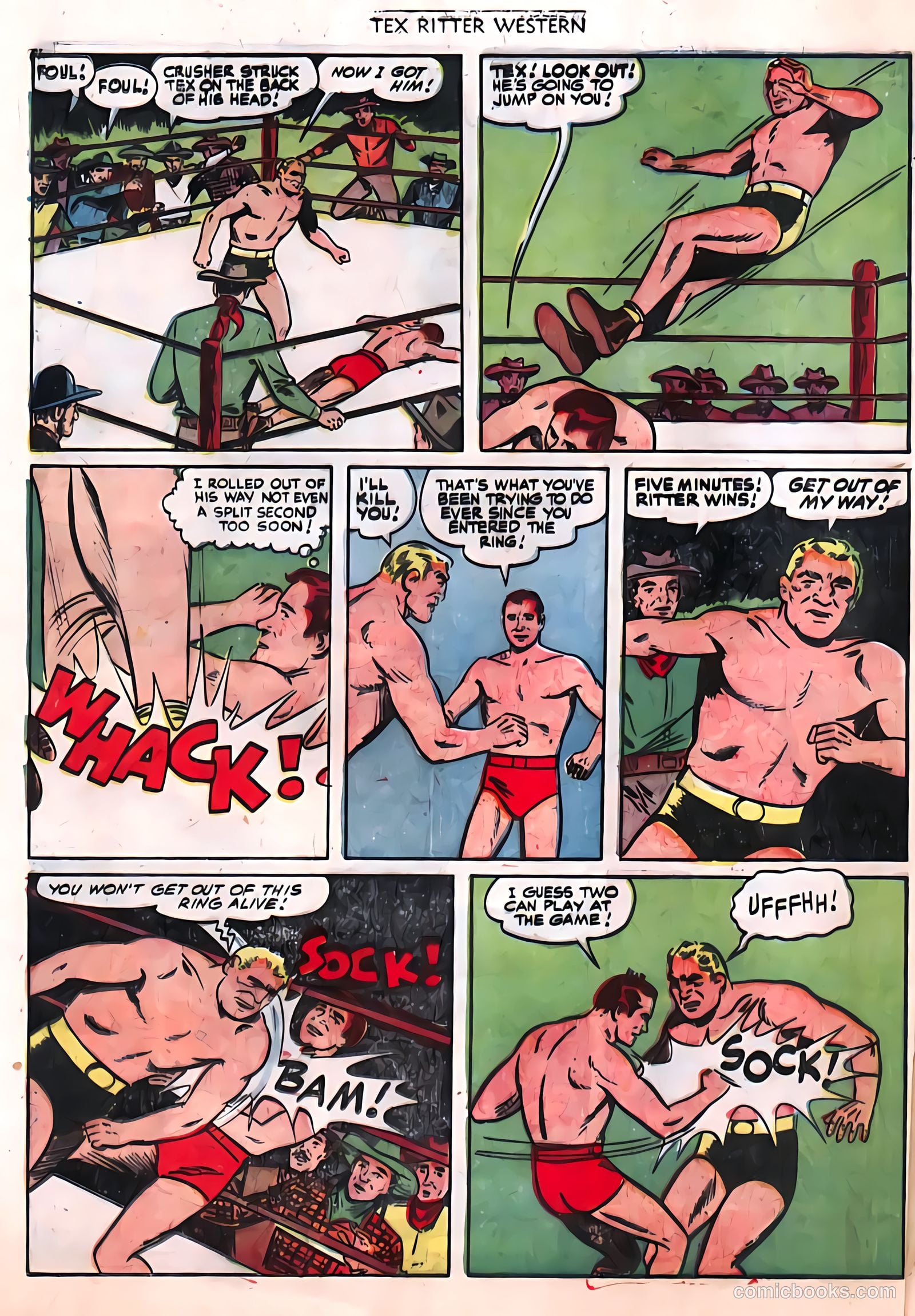 Tex Ritter Western #8 — page 25 of 31