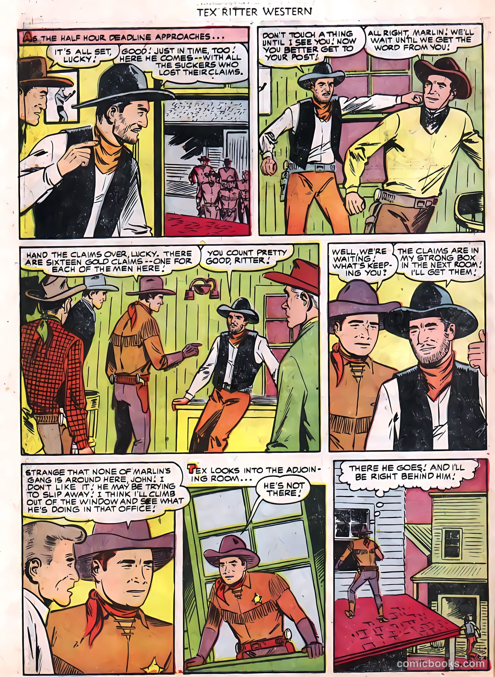 Tex Ritter Western #8 — page 27 of 31