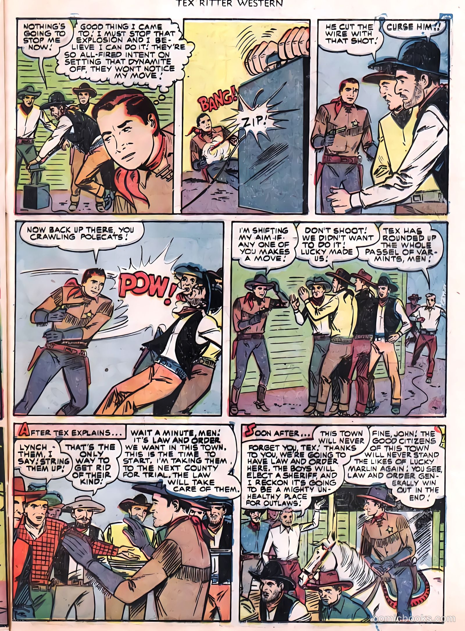 Tex Ritter Western #8 — page 30 of 31