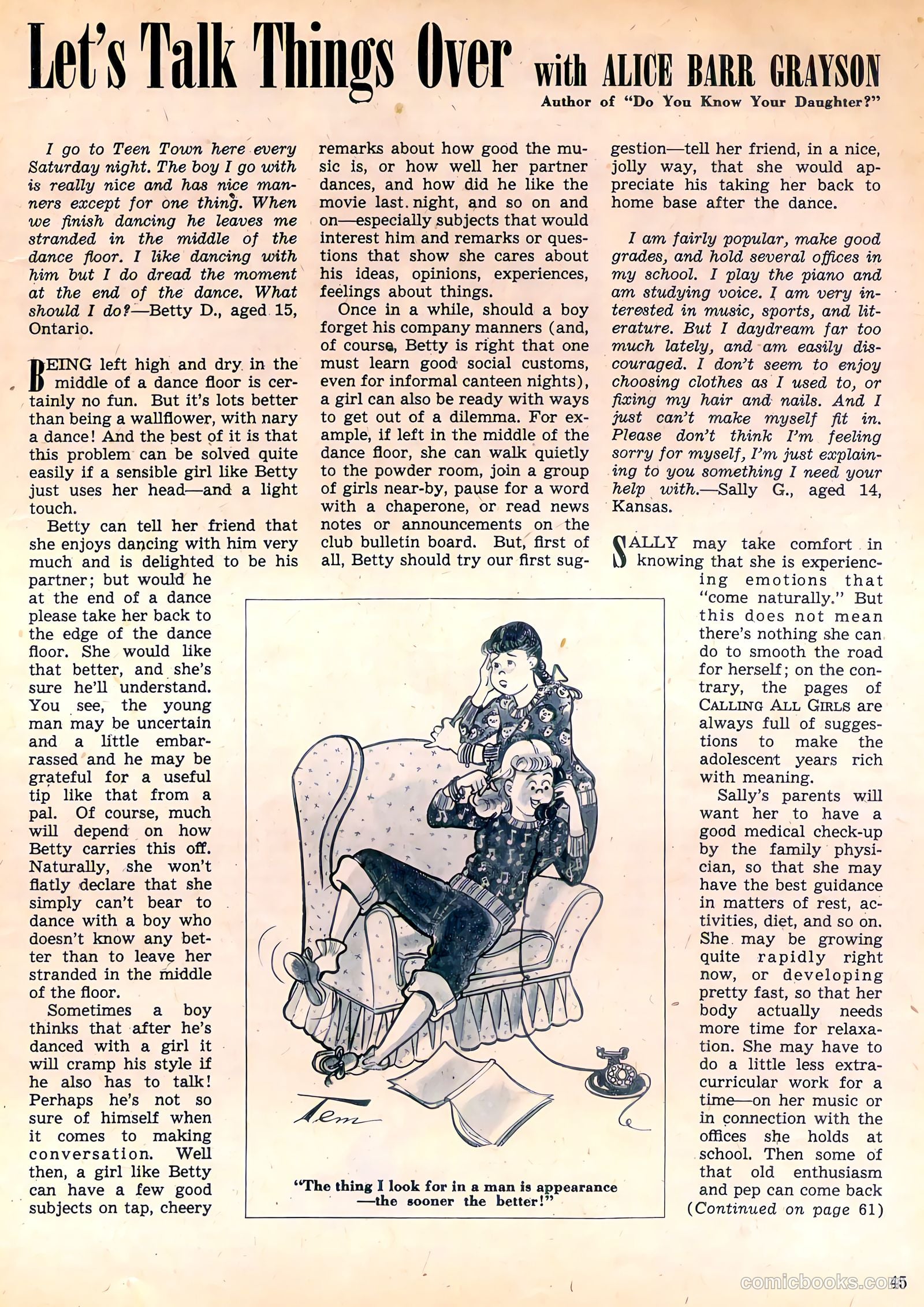 Calling All Girls #57 — page 45 of 68