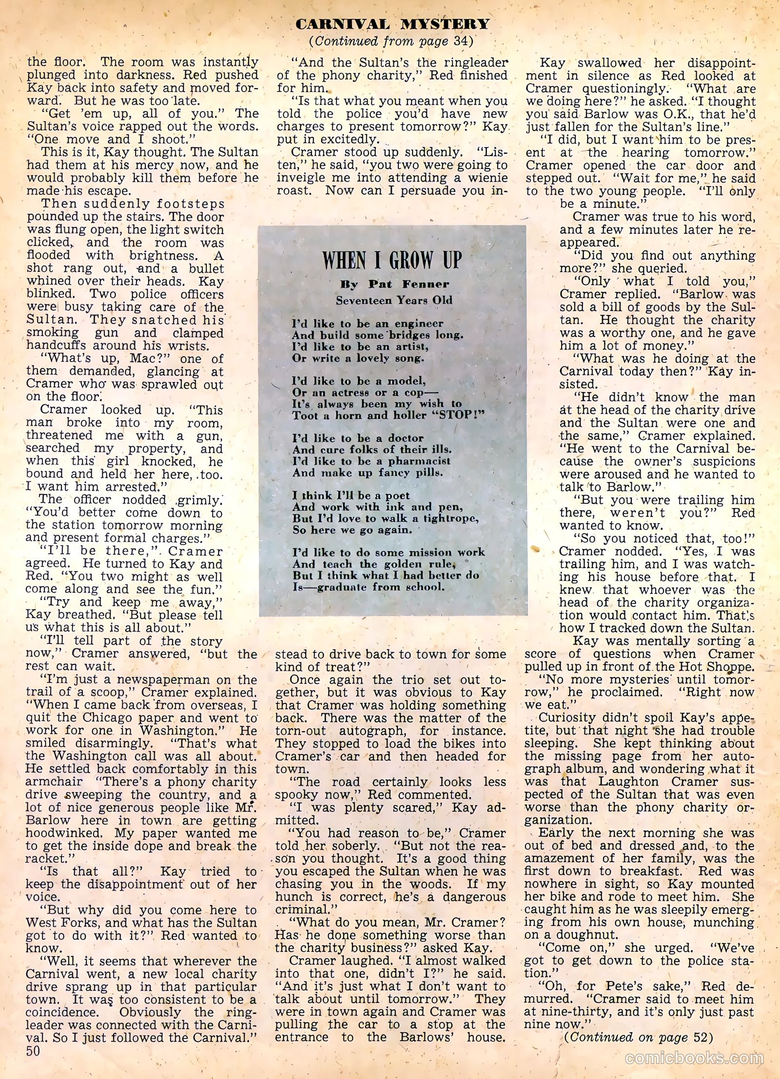 Calling All Girls #57 — page 50 of 68