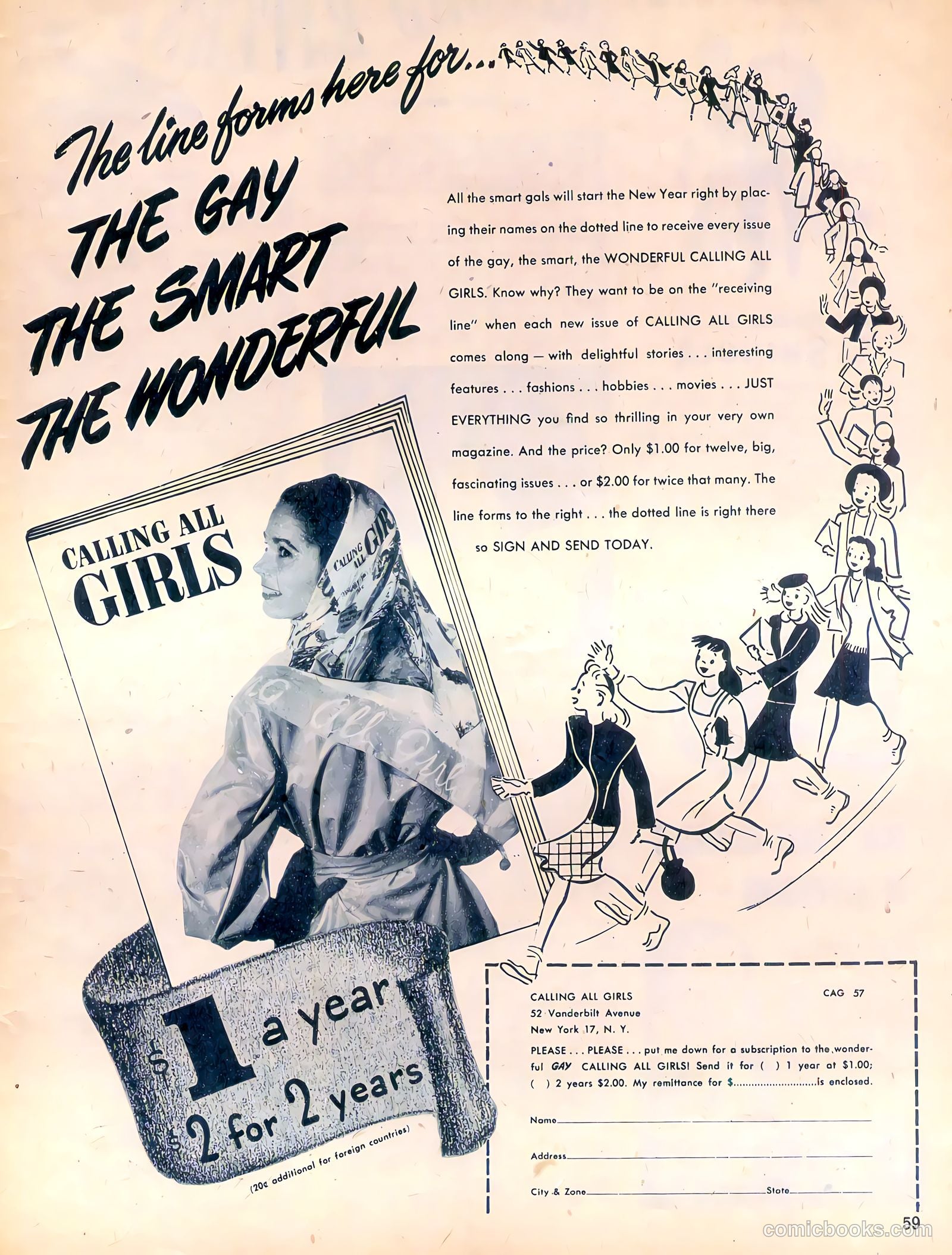 Calling All Girls #57 — page 59 of 68