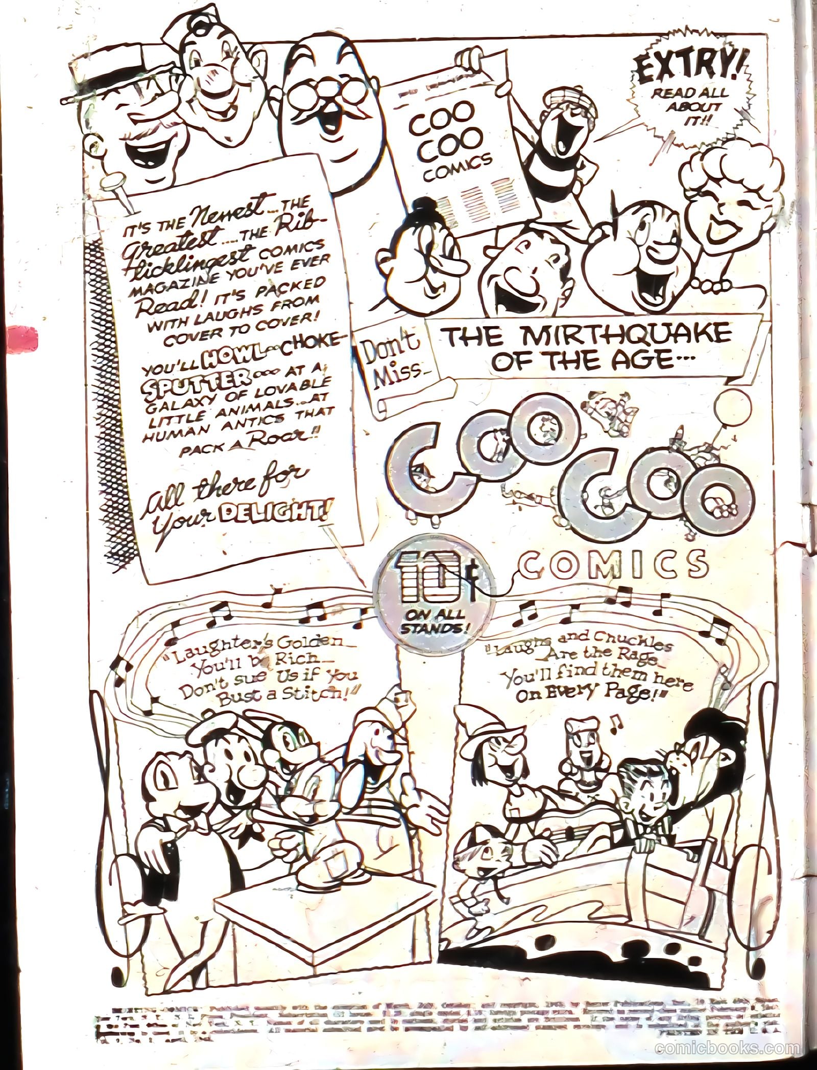 Exciting Comics #26 — page 2 of 68
