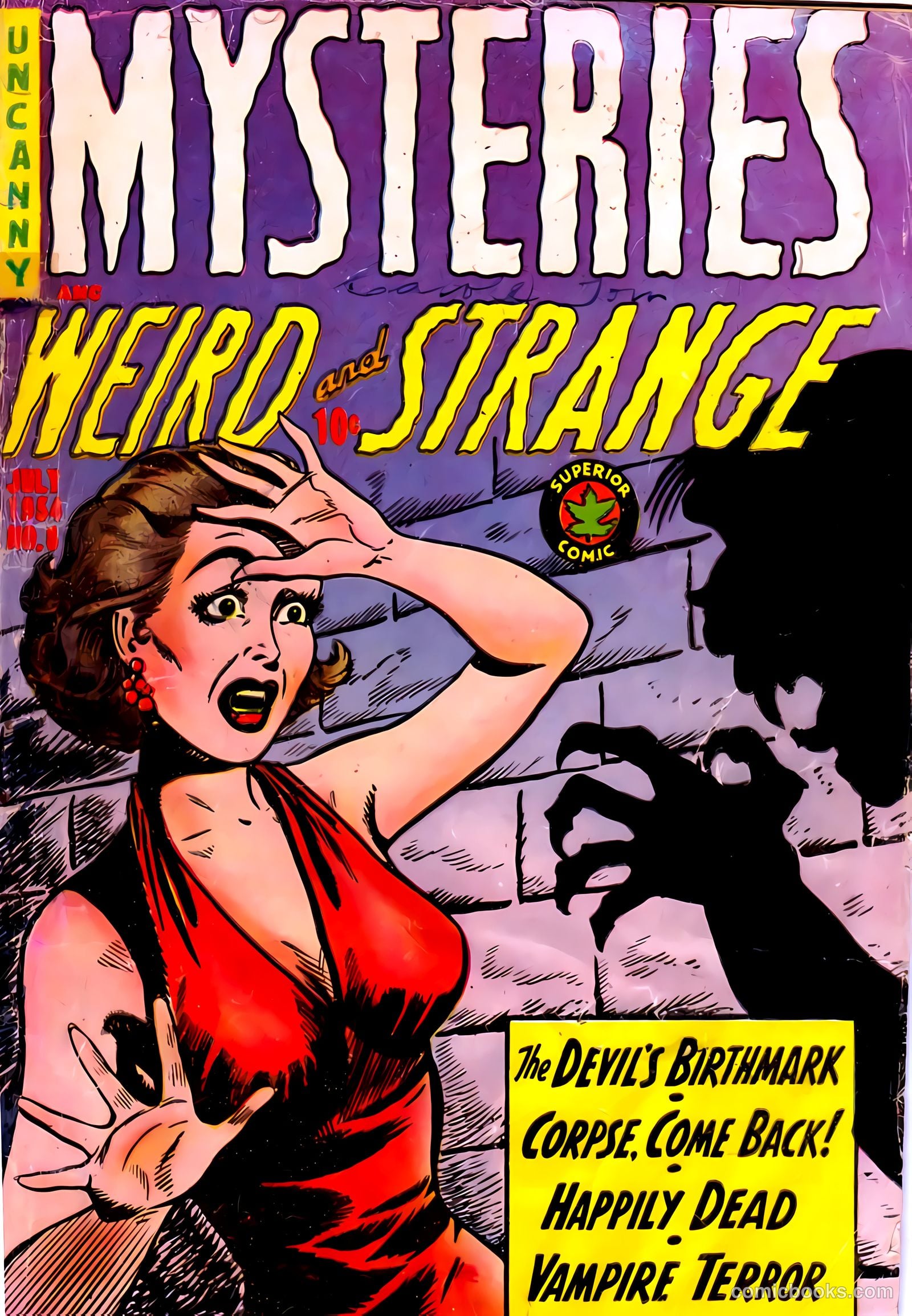 Mysteries Weird and Strange #8 — page 1 of 36