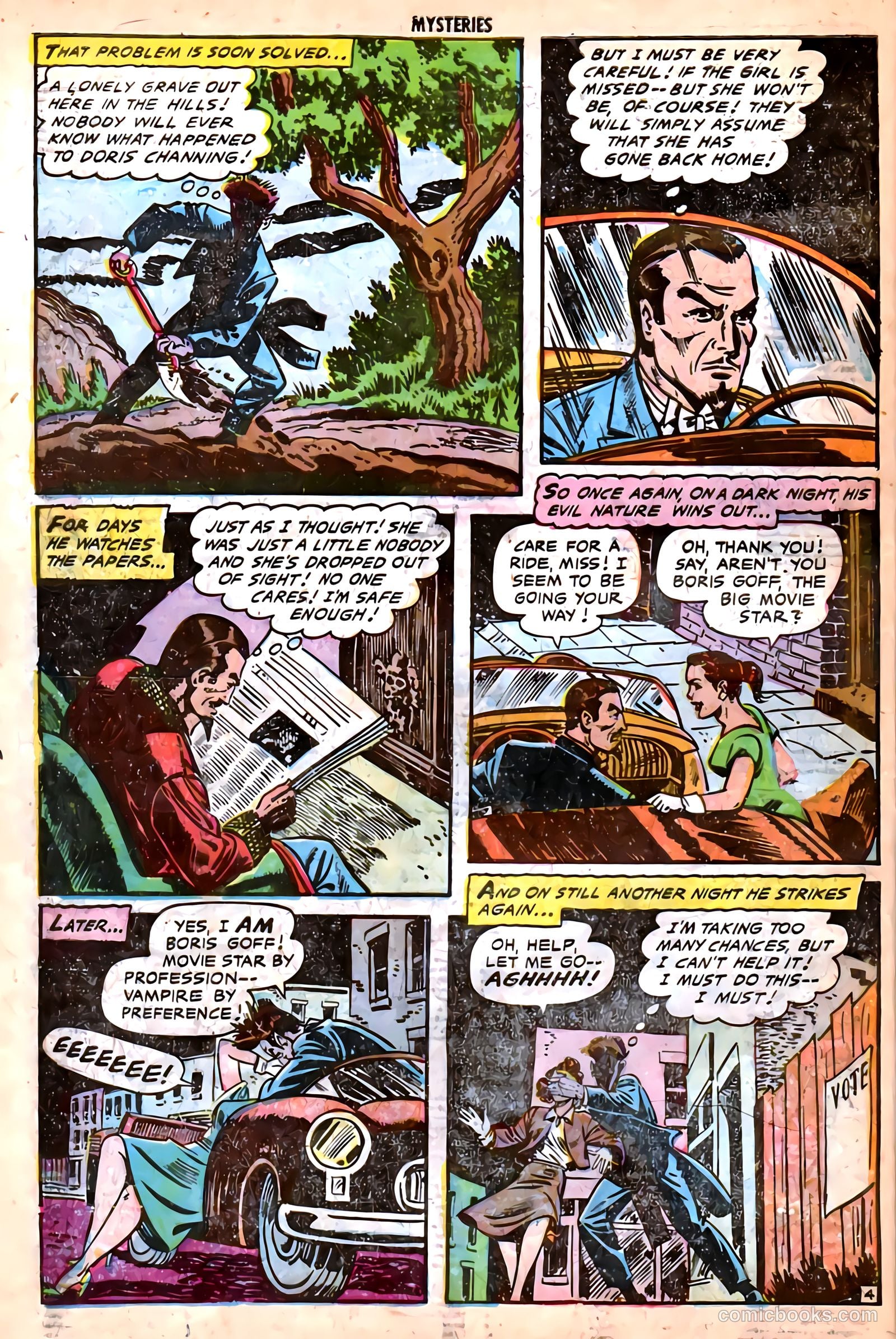 Mysteries Weird and Strange #8 — page 6 of 36
