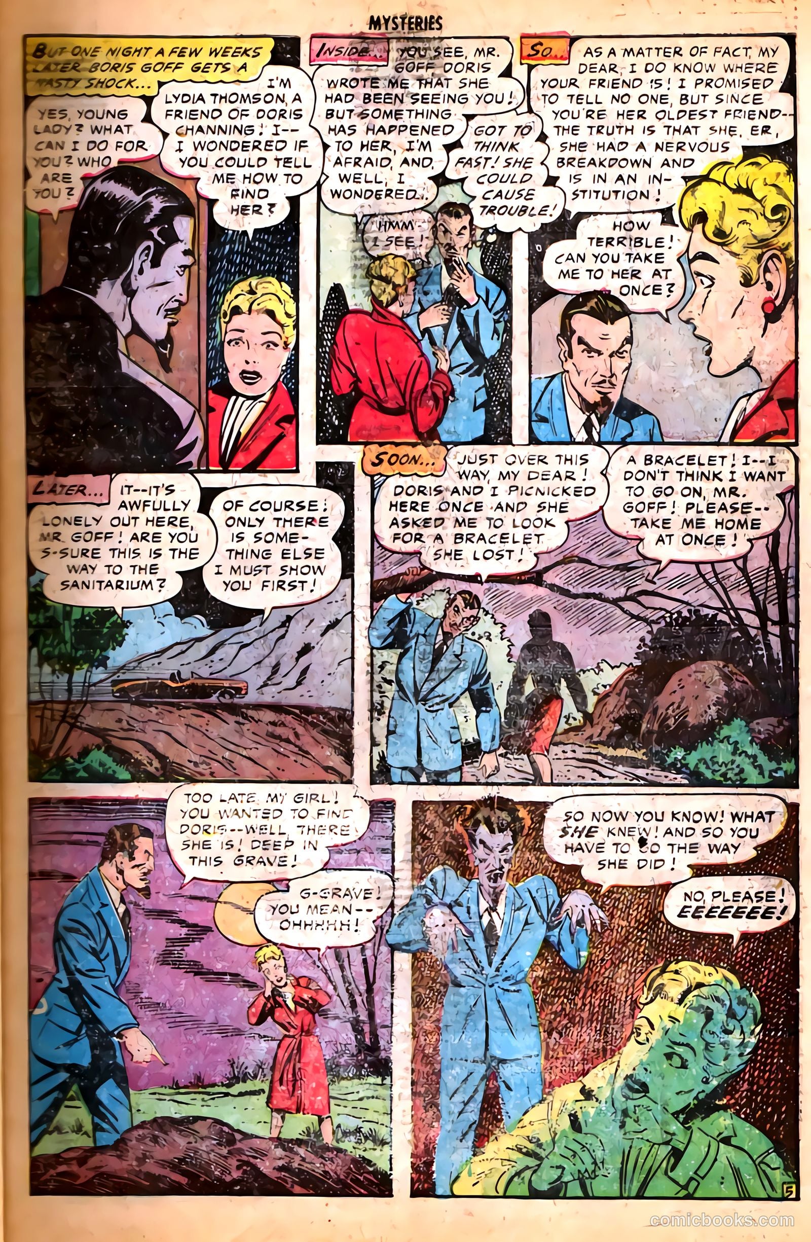 Mysteries Weird and Strange #8 — page 7 of 36