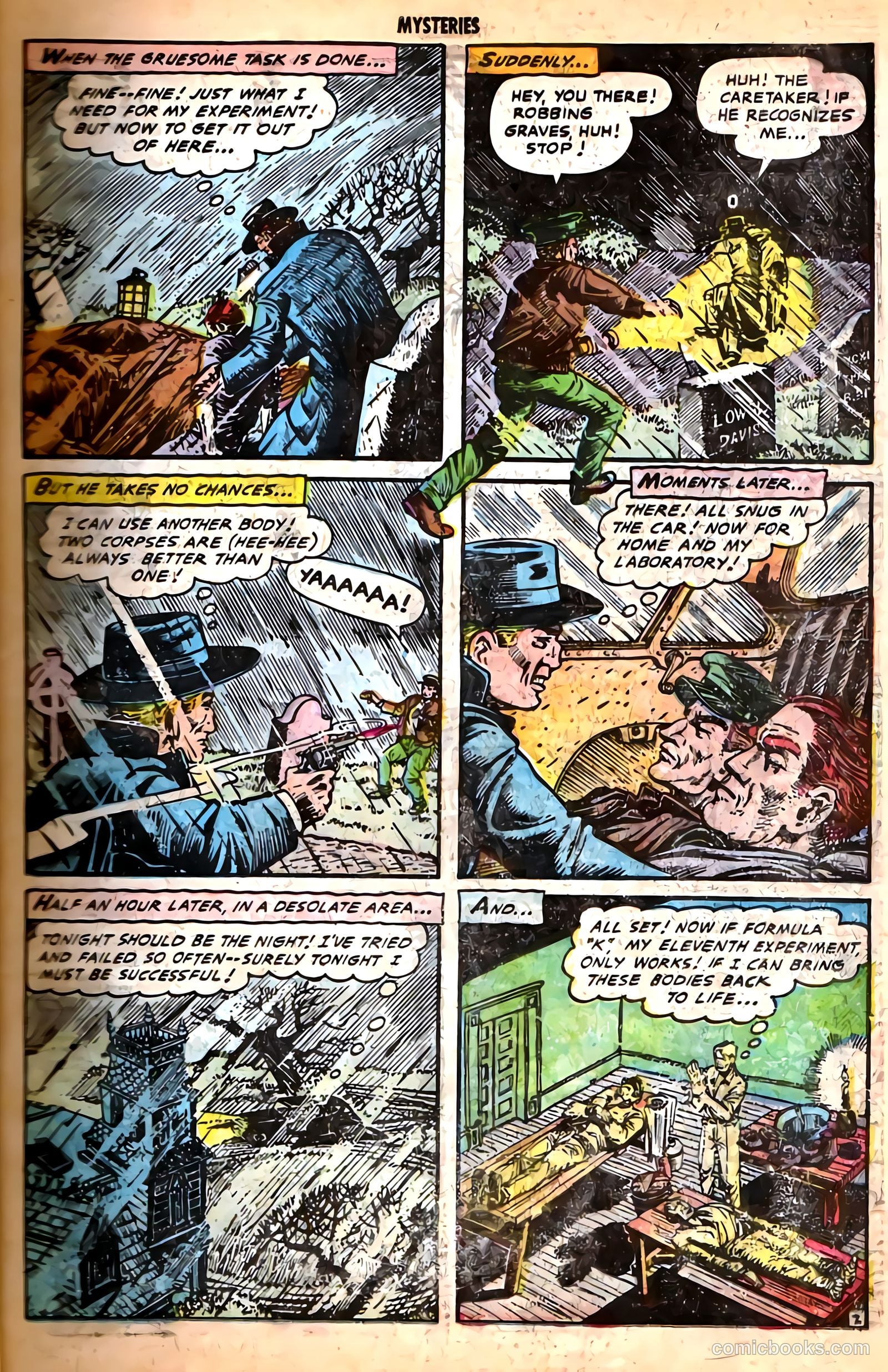 Mysteries Weird and Strange #8 — page 11 of 36