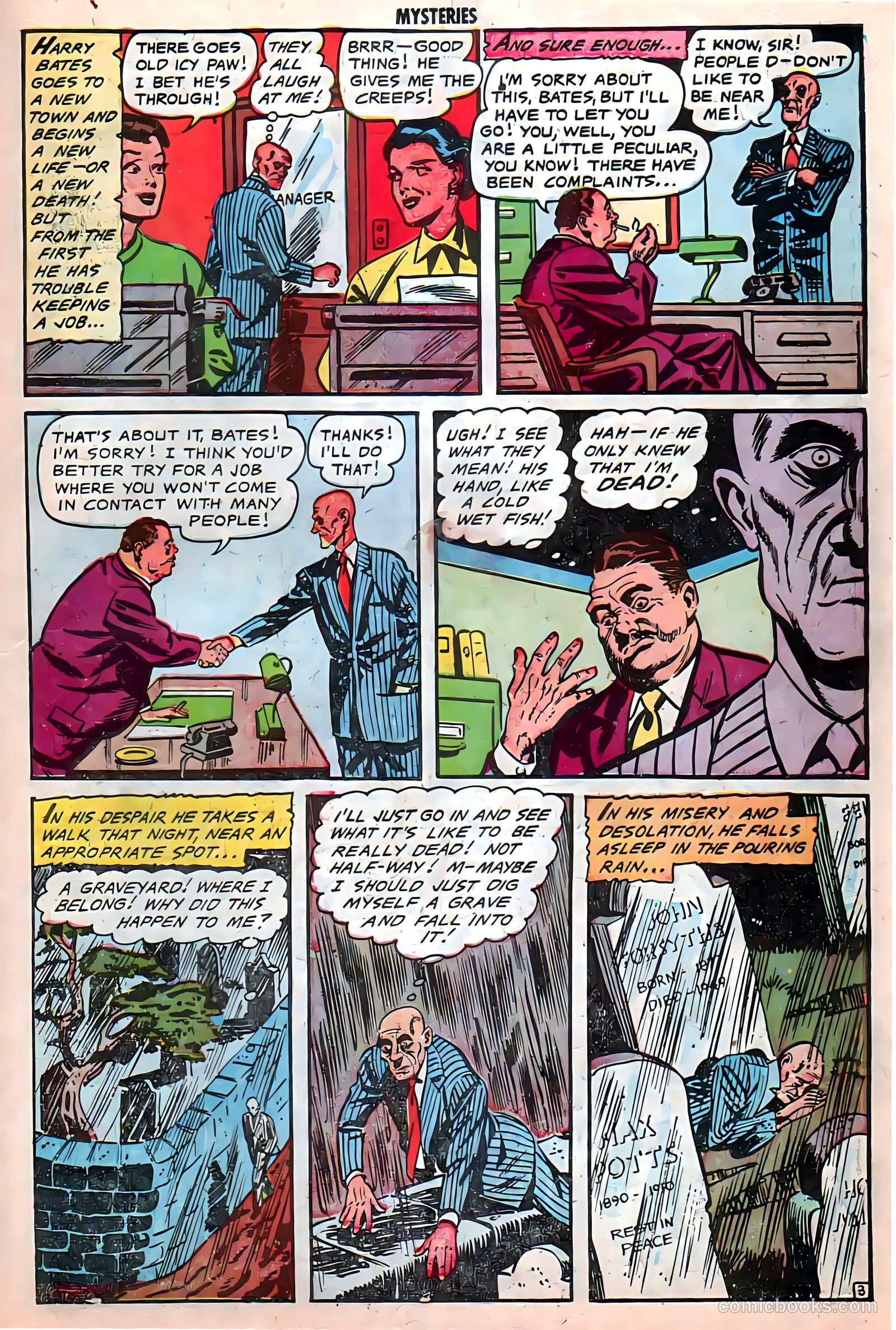 Mysteries Weird and Strange #8 — page 31 of 36