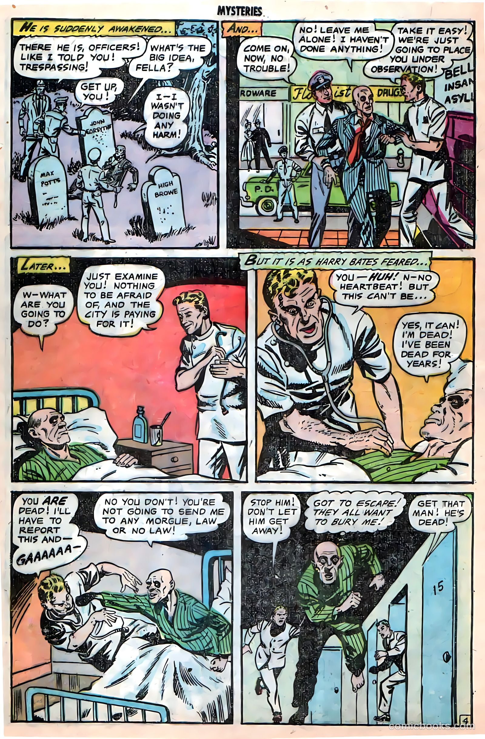 Mysteries Weird and Strange #8 — page 32 of 36